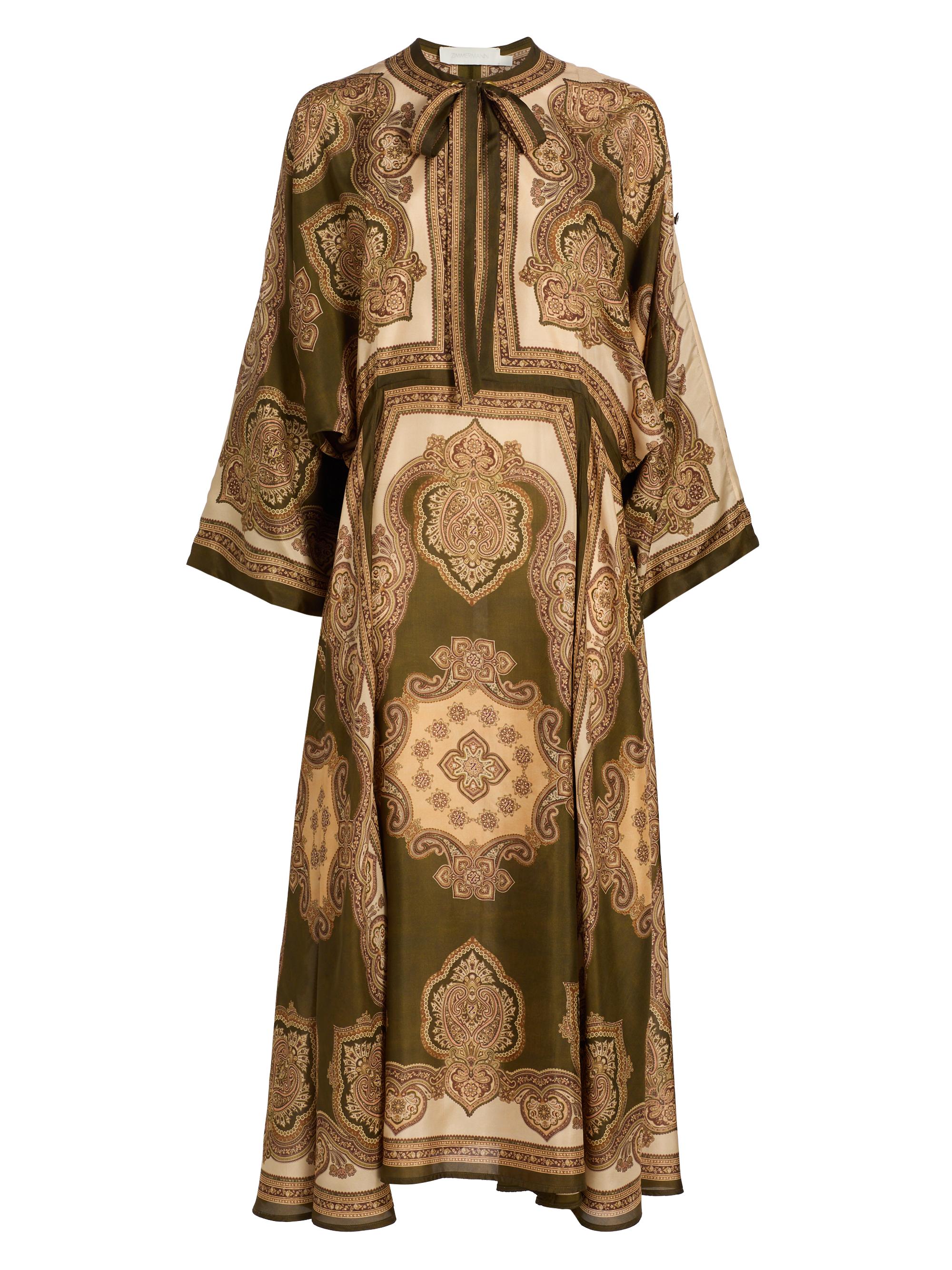 sheike gold paisley dress Tammy Maxi Dress Limoncello | Stretchy Maxi Dress main image 1