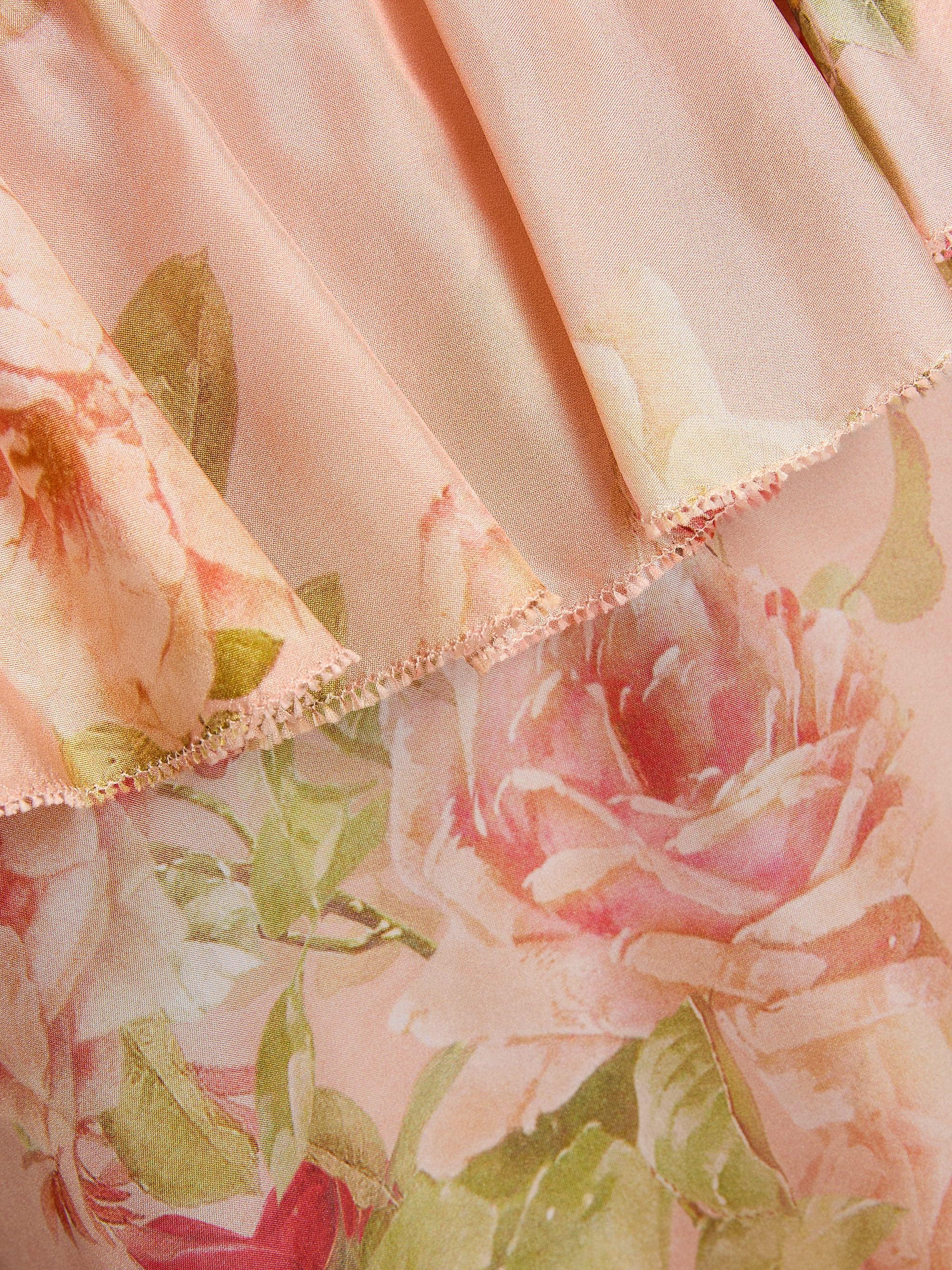 Zimmermann Women's Roselight Printed Silk Cami Top - Pink Rose Floral | Thumbnail 7