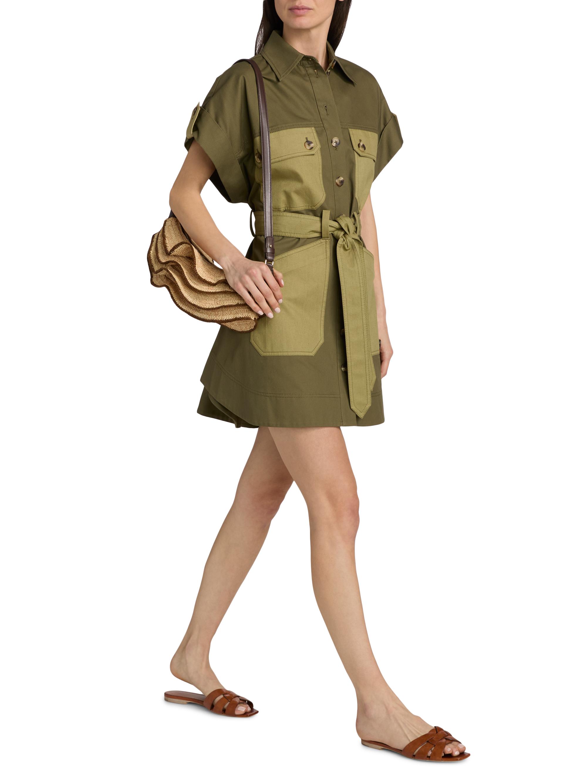 zimmermann utility short dress Illuminate Utility Mini Dress