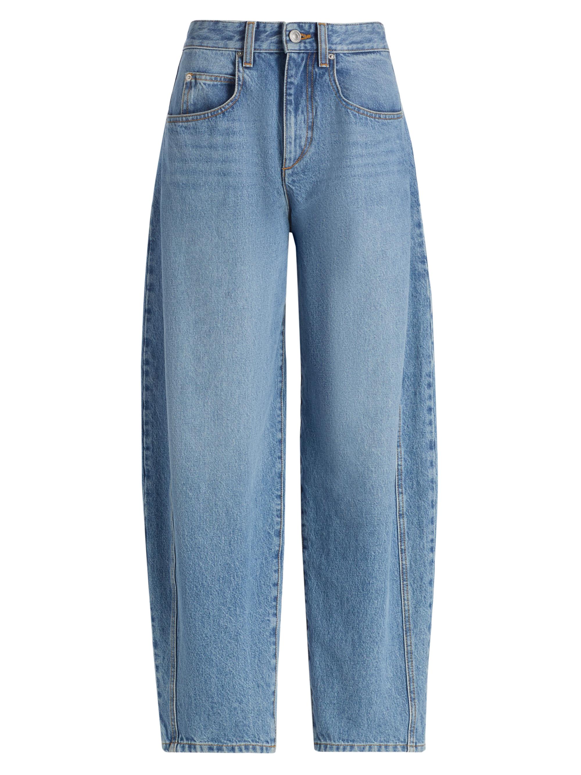 Dolce&Gabbana Crystal-Embellished High-Rise Wide-Leg Jeans | Saks