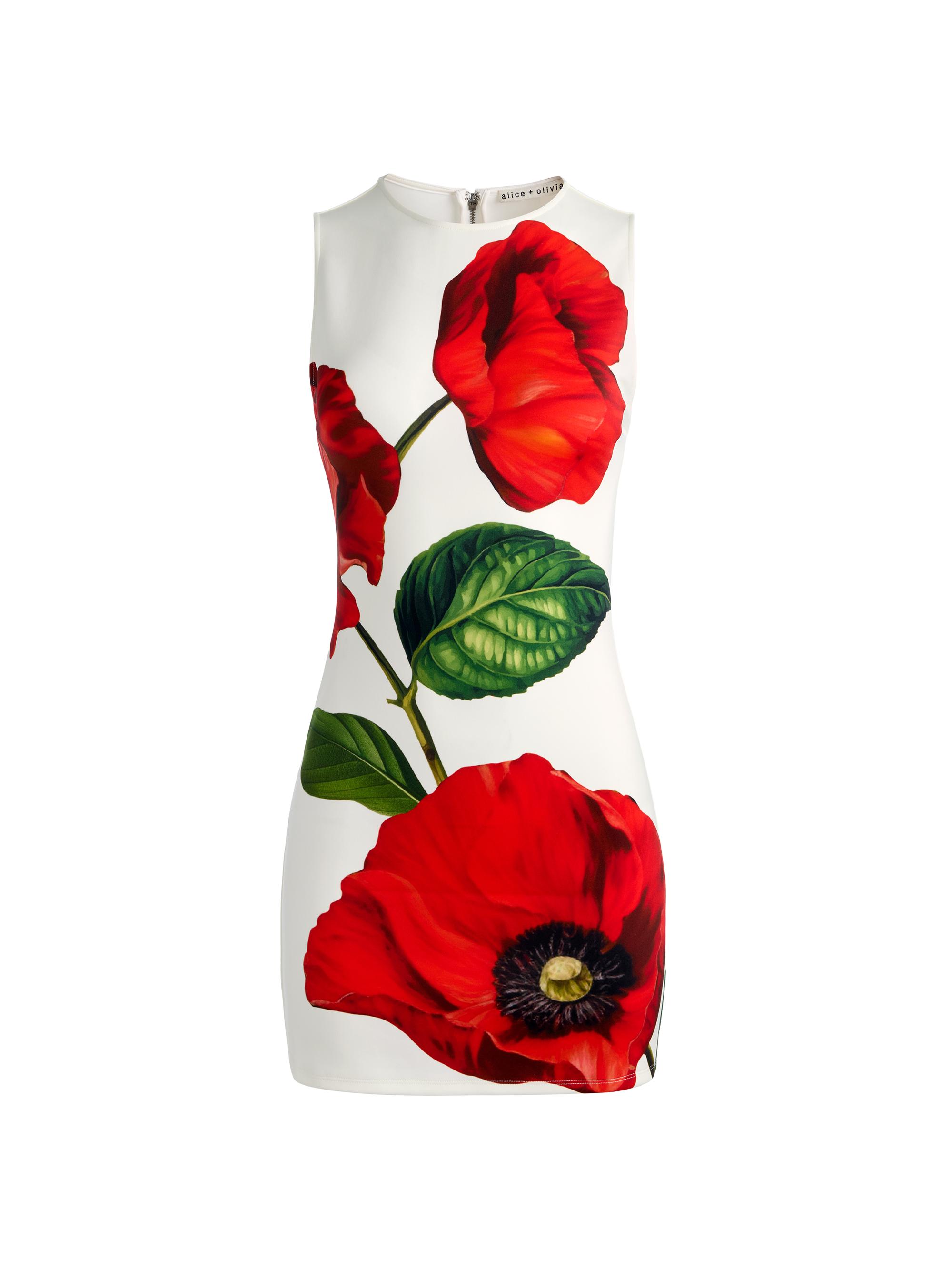 ALICE + OLIVIA Women's Wynell Floral Minidress - Summer Poppy