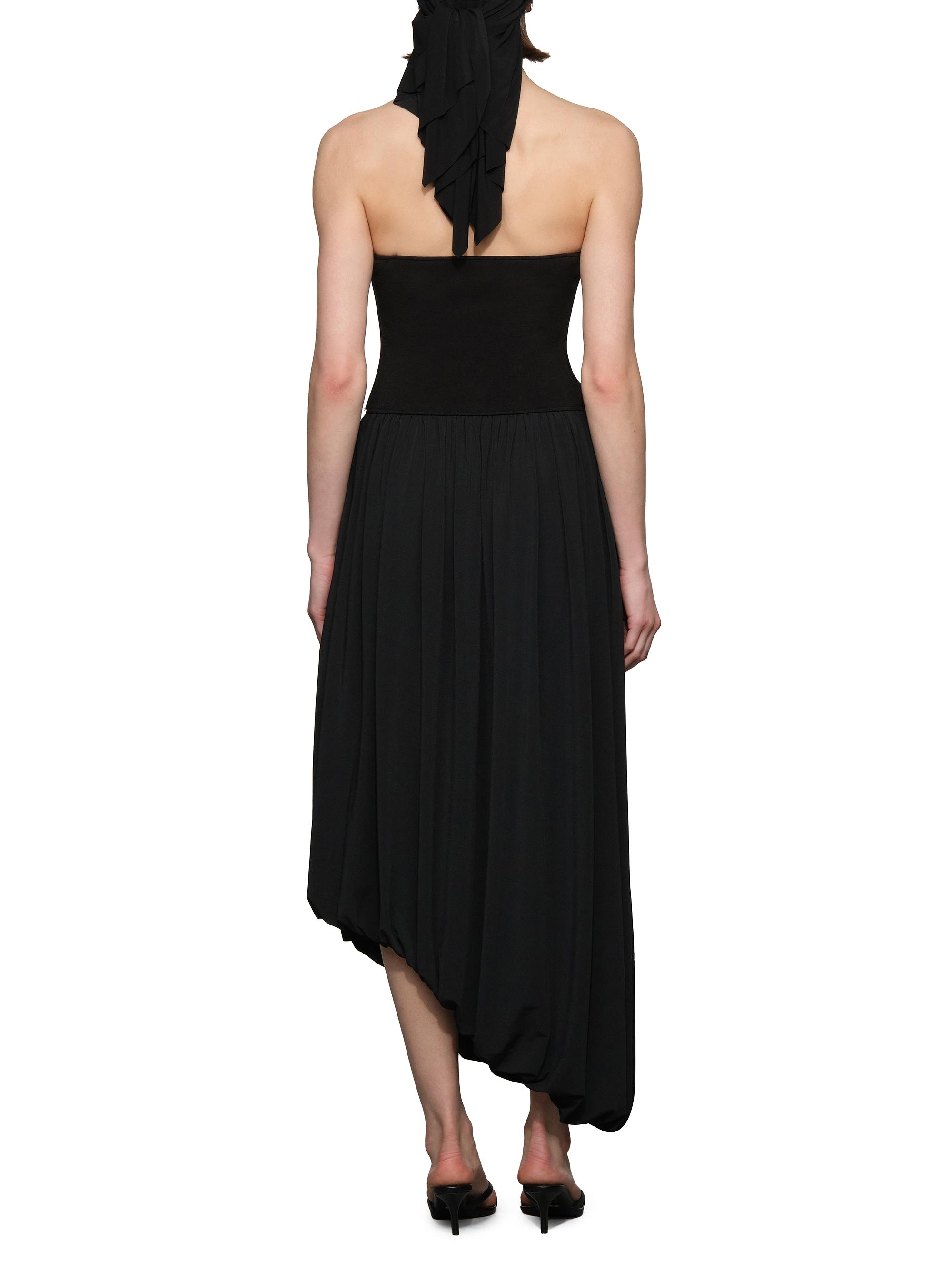 Et Ochs Women's Noa Strapless Assymetric Maxi Dress - Black | Thumbnail 5
