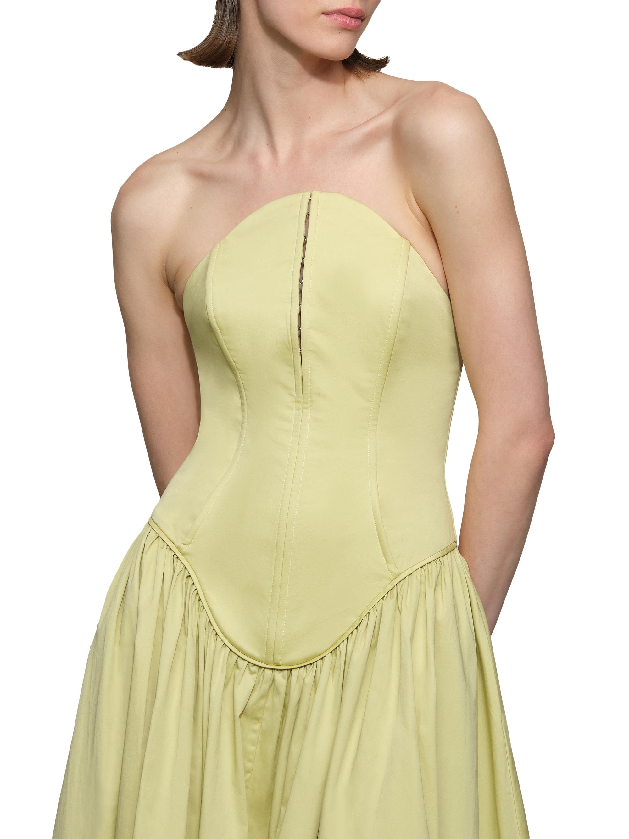 Et Ochs Women's Camille Stretch-Cotton Strapless Maxi Dress - Tea | Thumbnail 5