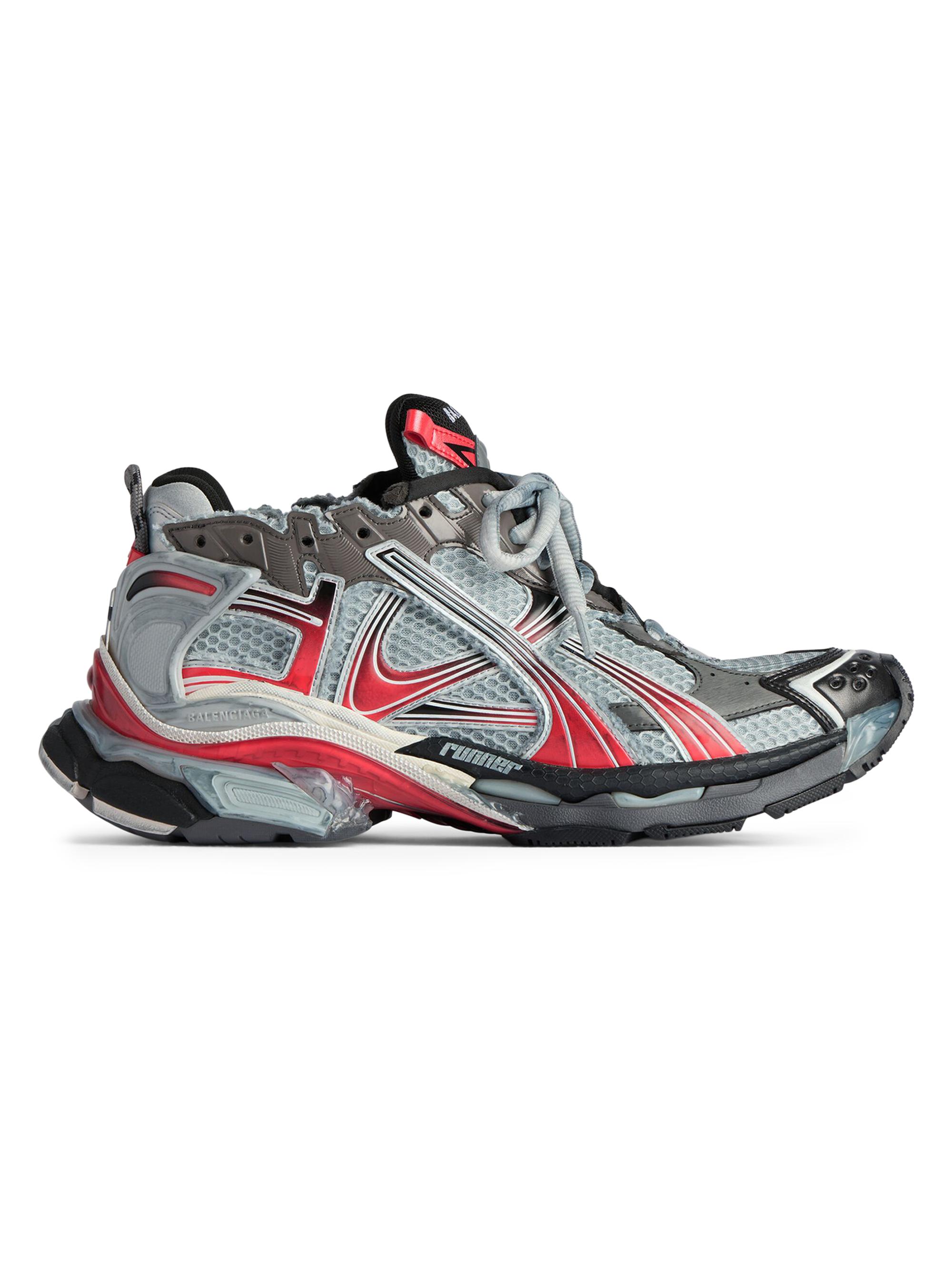 Balenciaga Men's Runner Gradient Sneakers - Grey