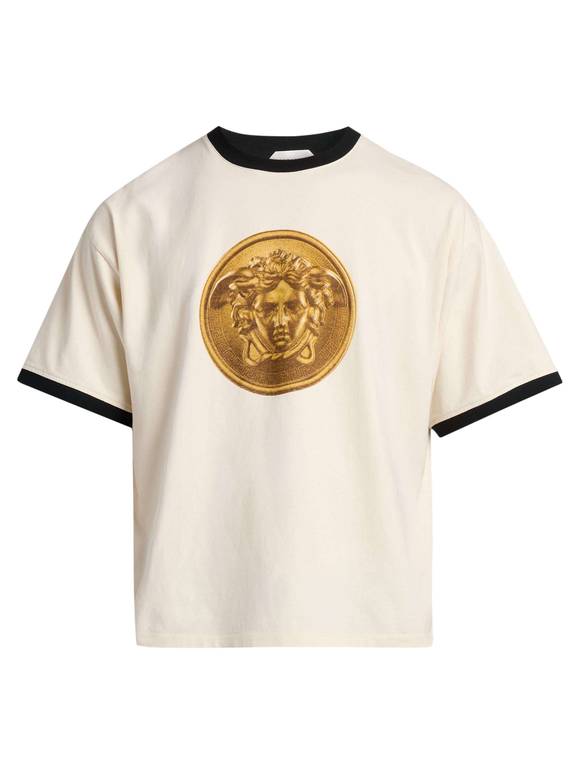 Versace Medusa Pop Embroidered T-Shirt | Saks Fifth Avenue