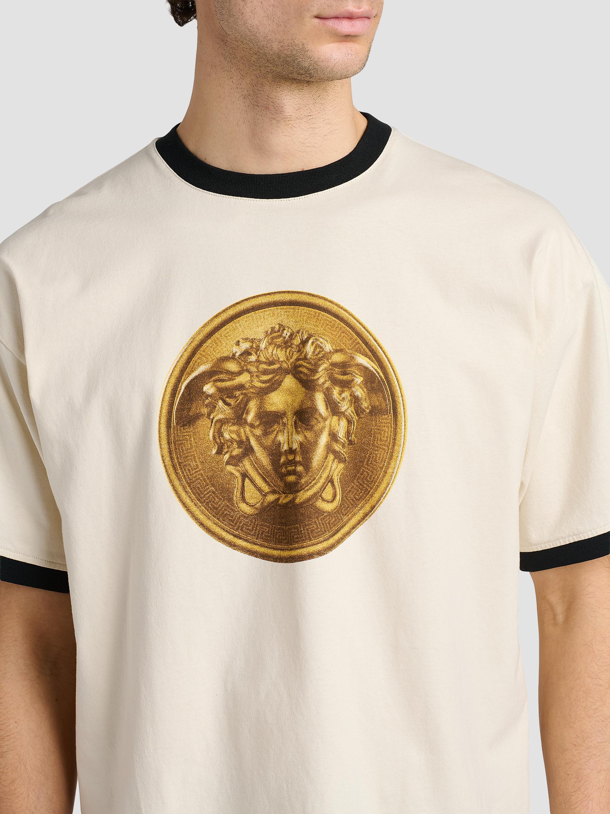 Versace Medusa Gold Coin Cotton T-Shirt | Saks Fifth Avenue