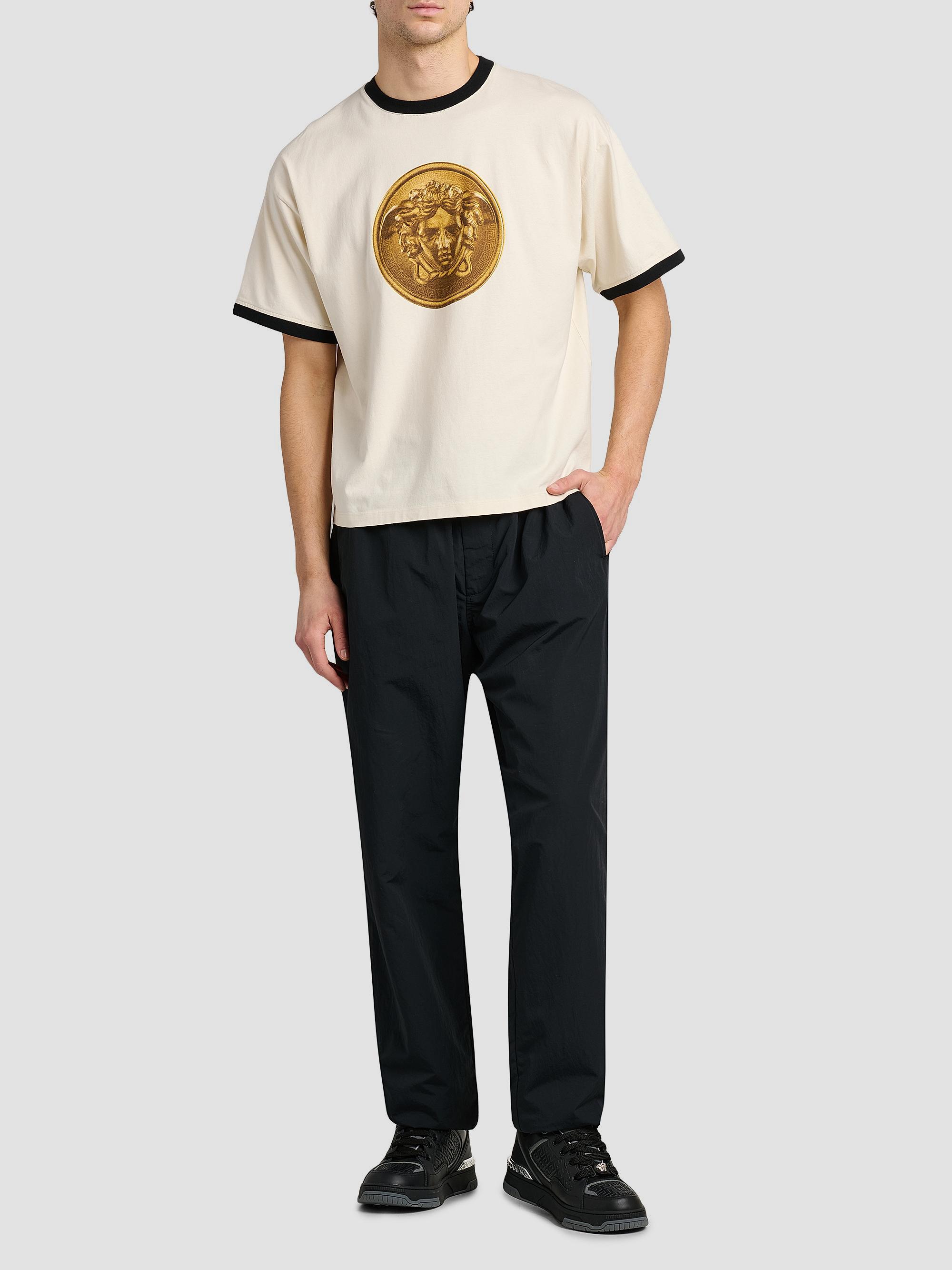Versace Medusa Gold Coin Cotton T-Shirt | Saks Fifth Avenue