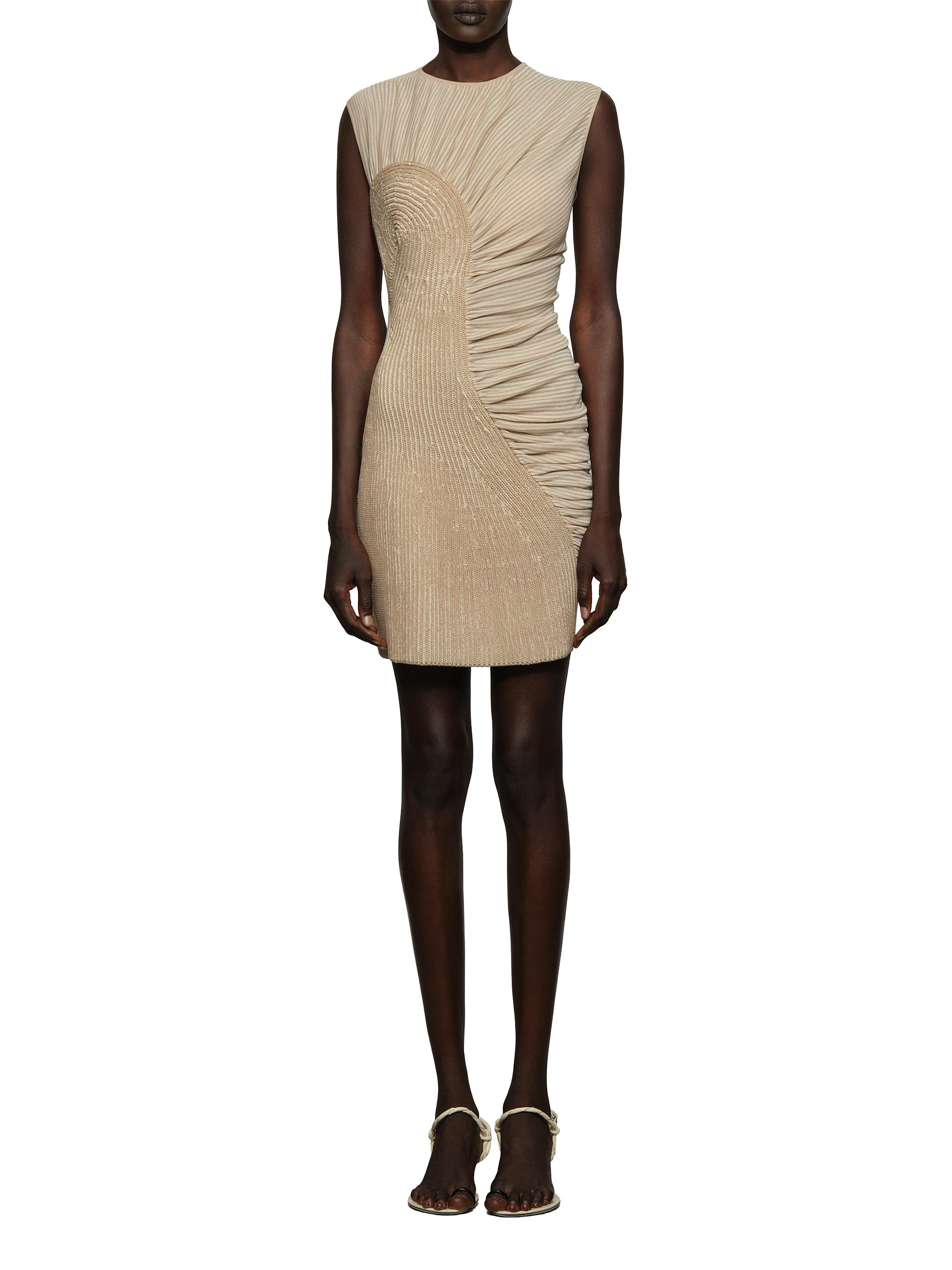 Et Ochs Women's Aisling Striped Cotton Combo Minidress - Sand | Thumbnail 2