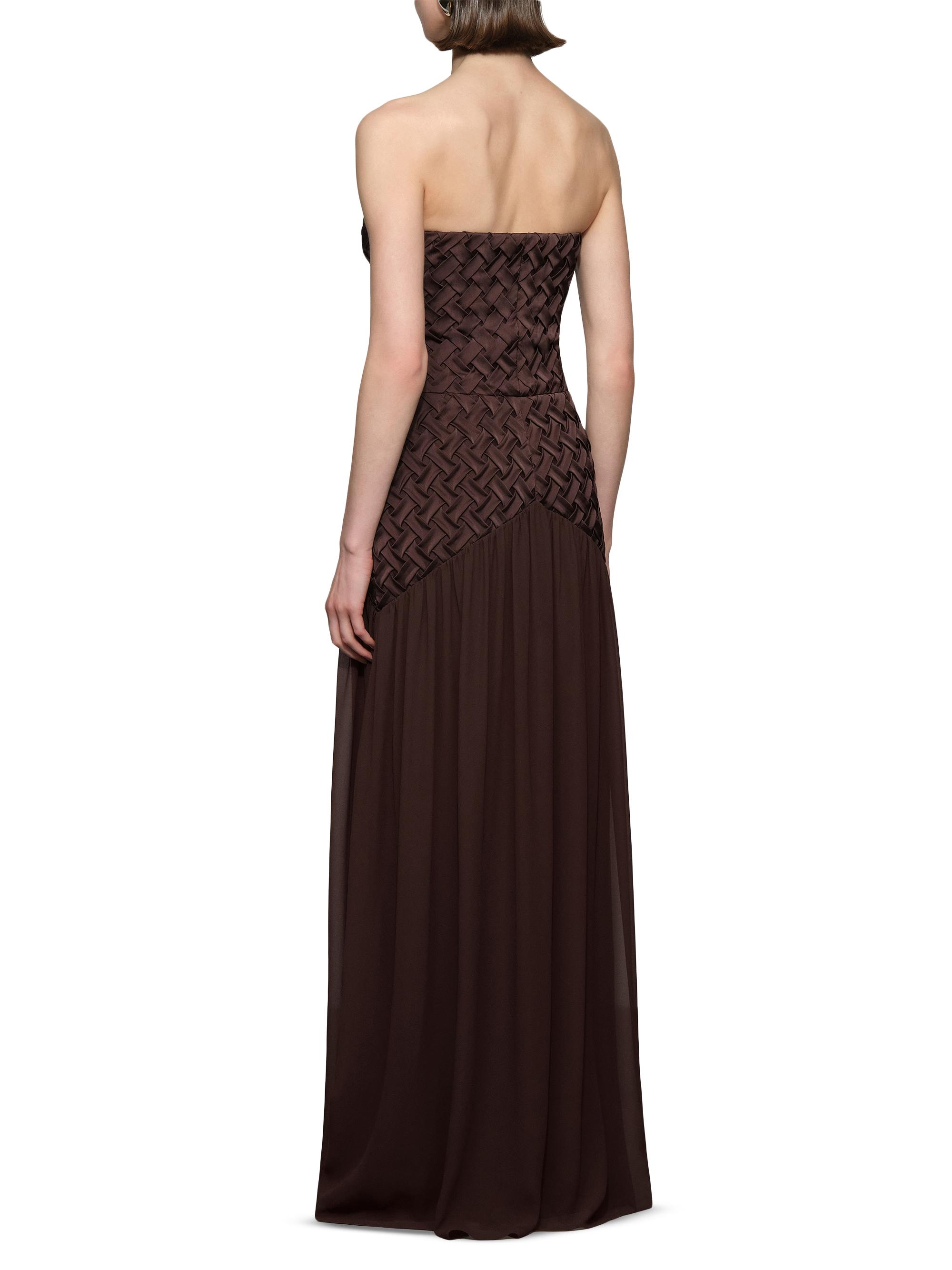 Et Ochs Women's Amara Woven Strapless Gown - Espresso | Thumbnail 5
