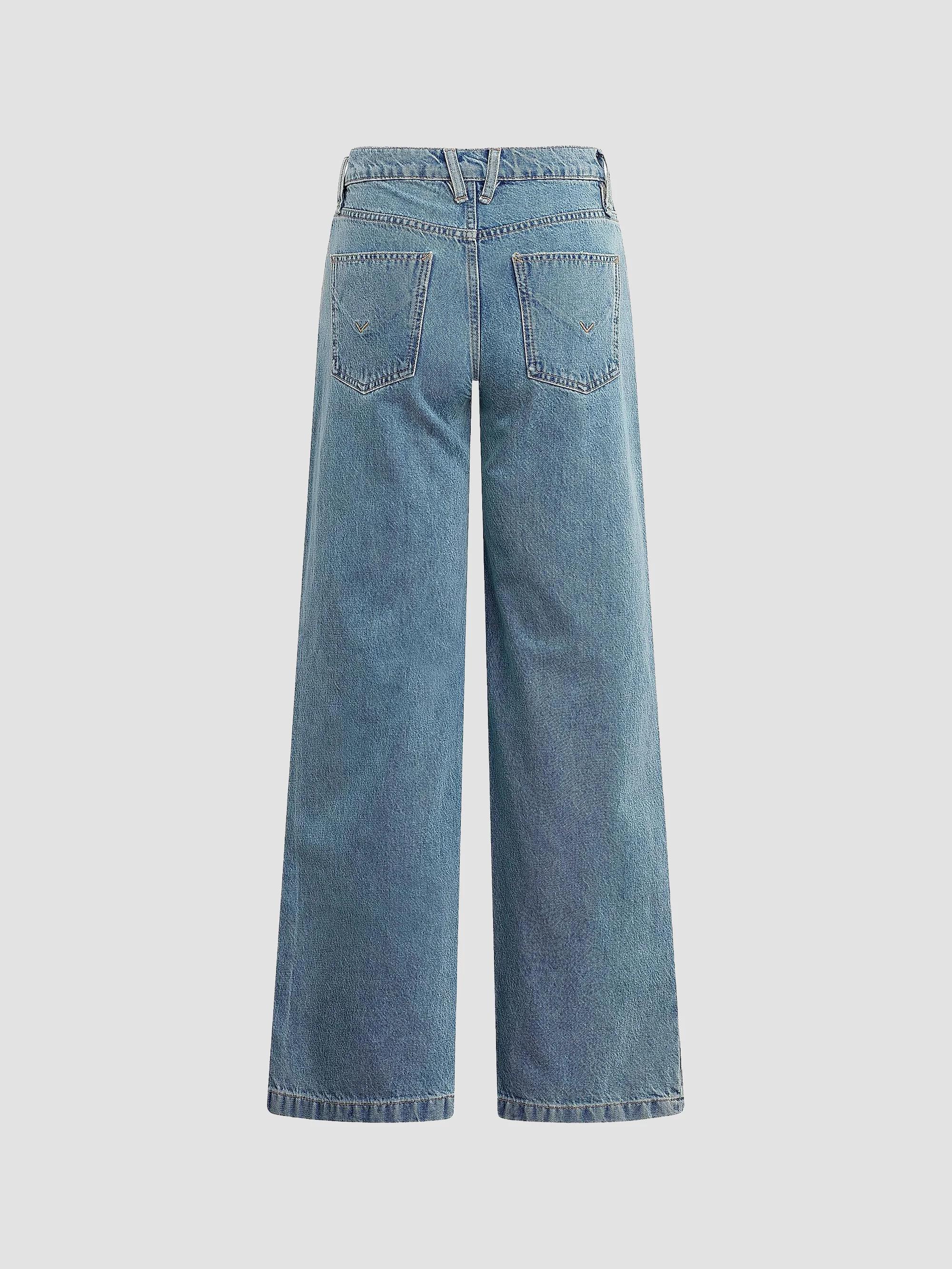 Hudson Jeans Rylee Low-Rise Wide-Leg Jeans | Saks Fifth Avenue