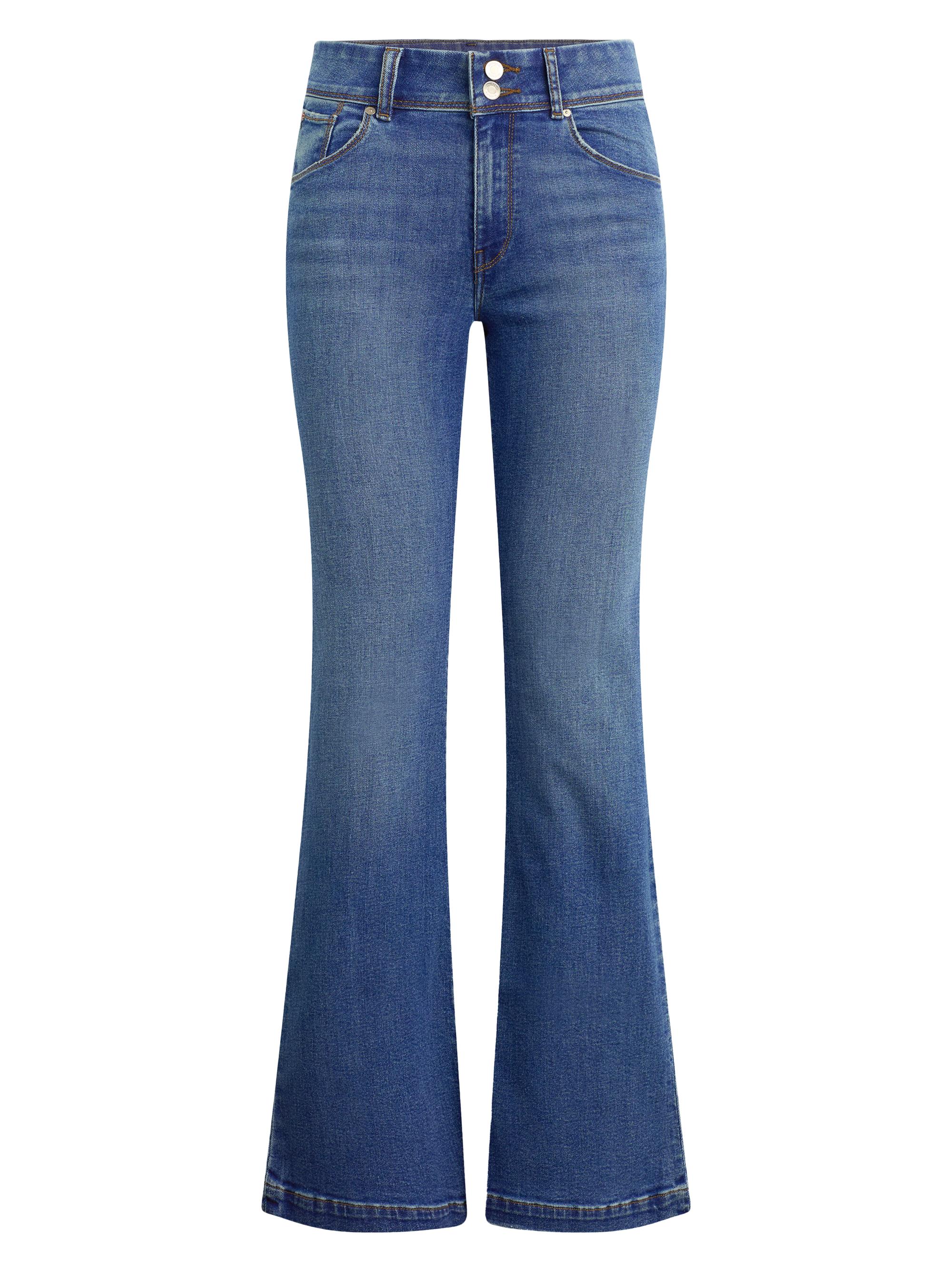 Hudson Jeans Women's Dana High-Rise Flared Jeans - Tranquil