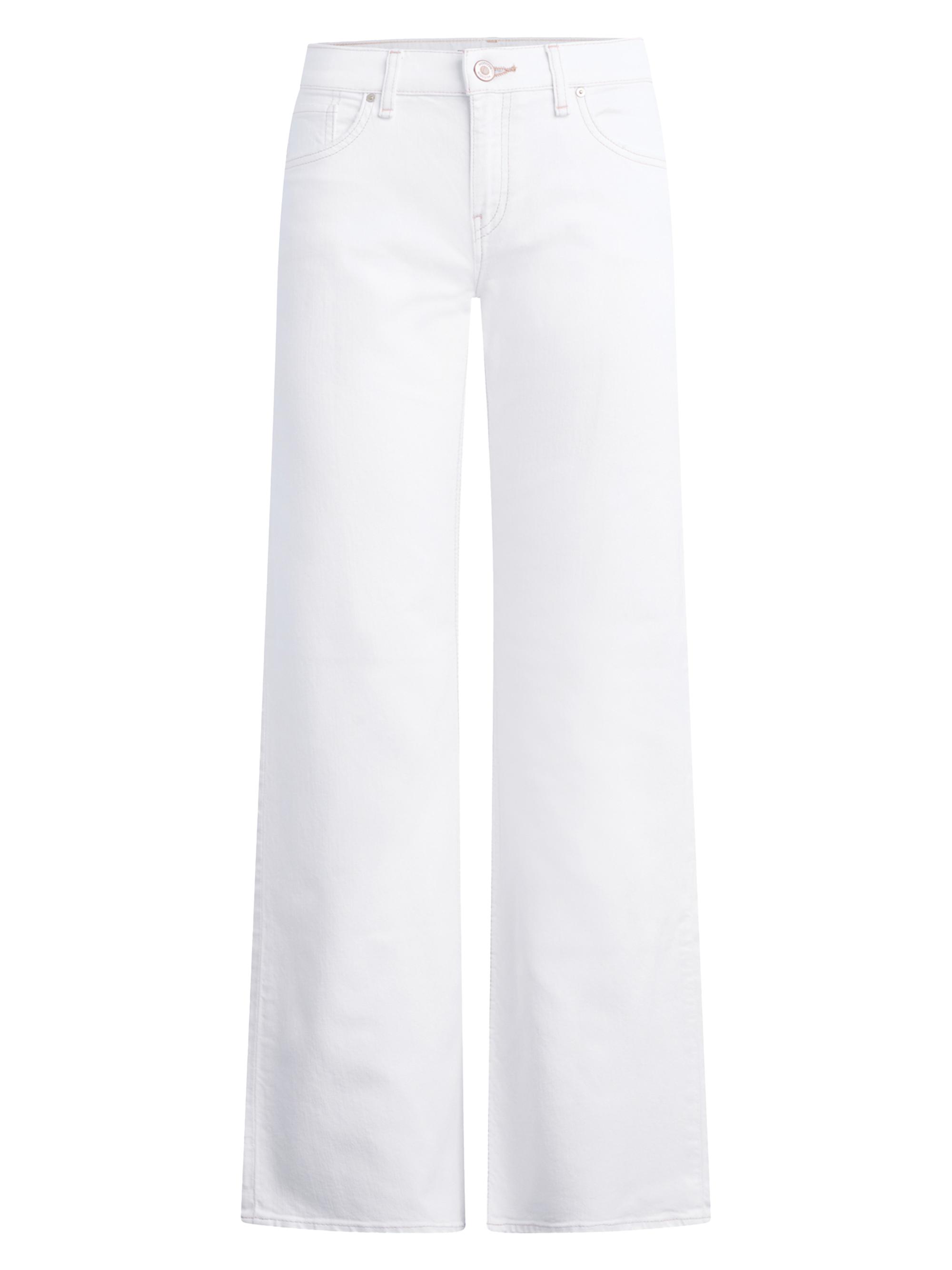Hudson Jeans Women's Kelli Low-Rise Straight-Leg Jeans - White