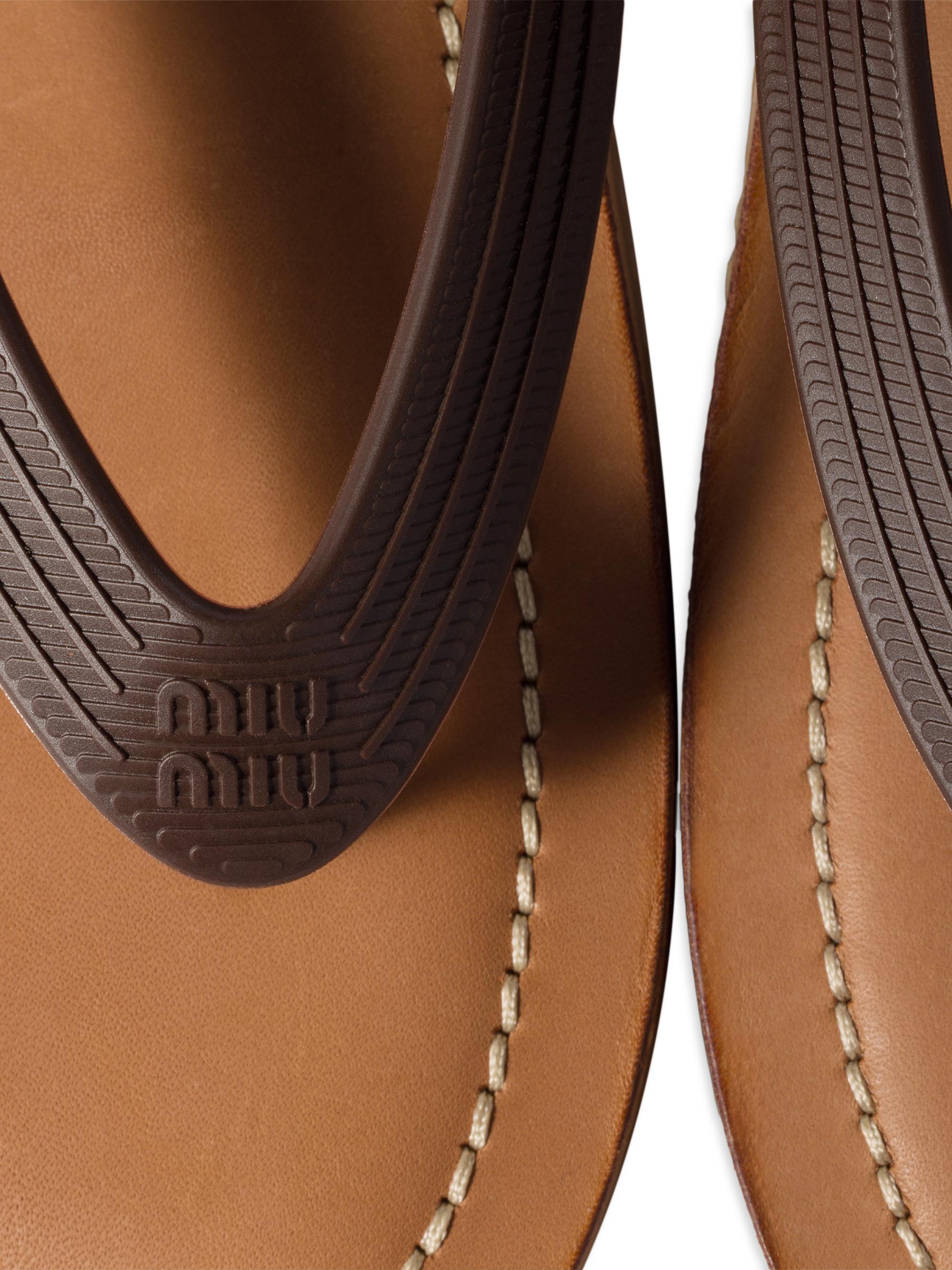Miu Miu Thong Sandals | Saks Fifth Avenue