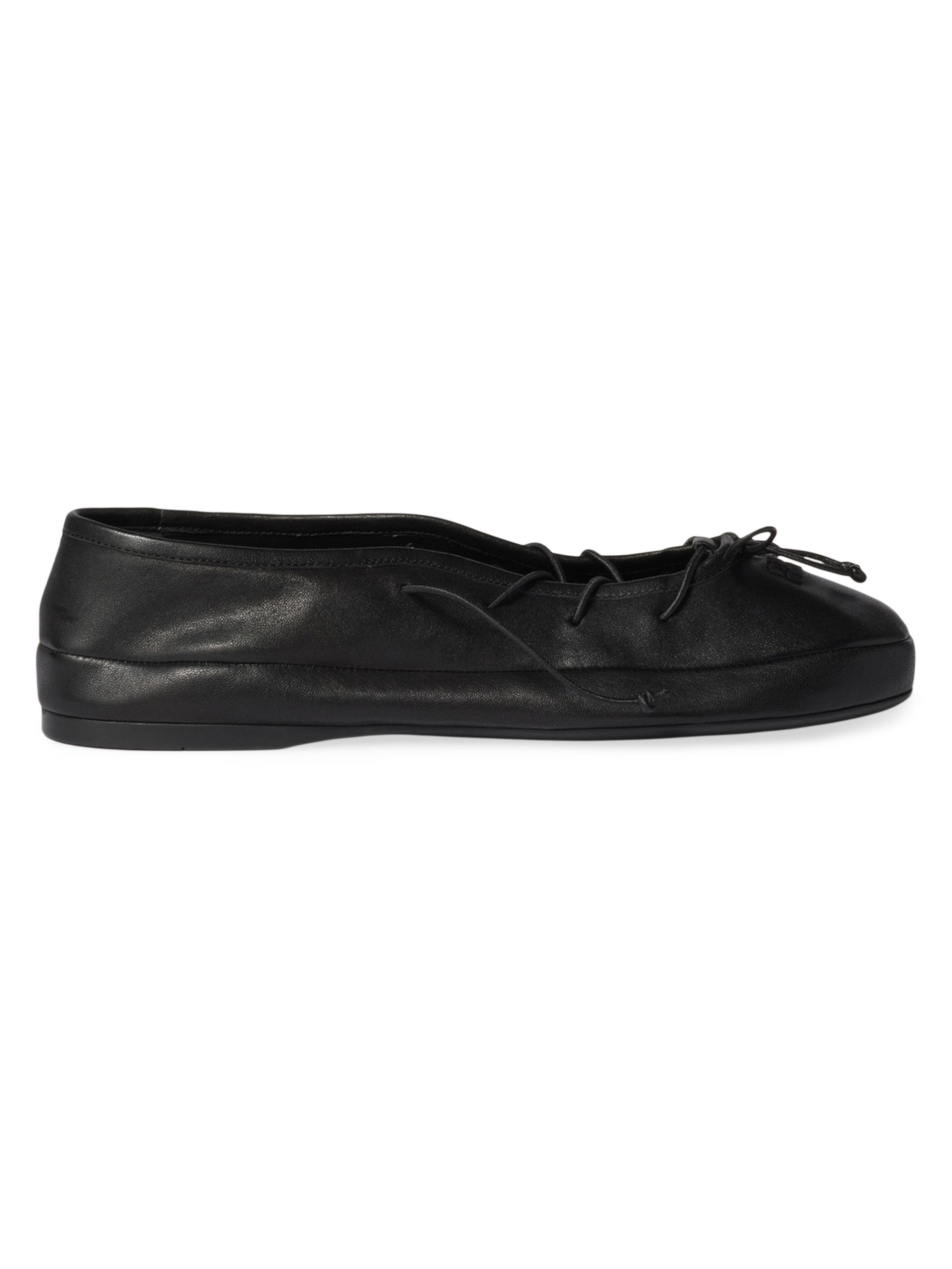 Miu Miu Women's Nappa Leather Ballerinas - Black