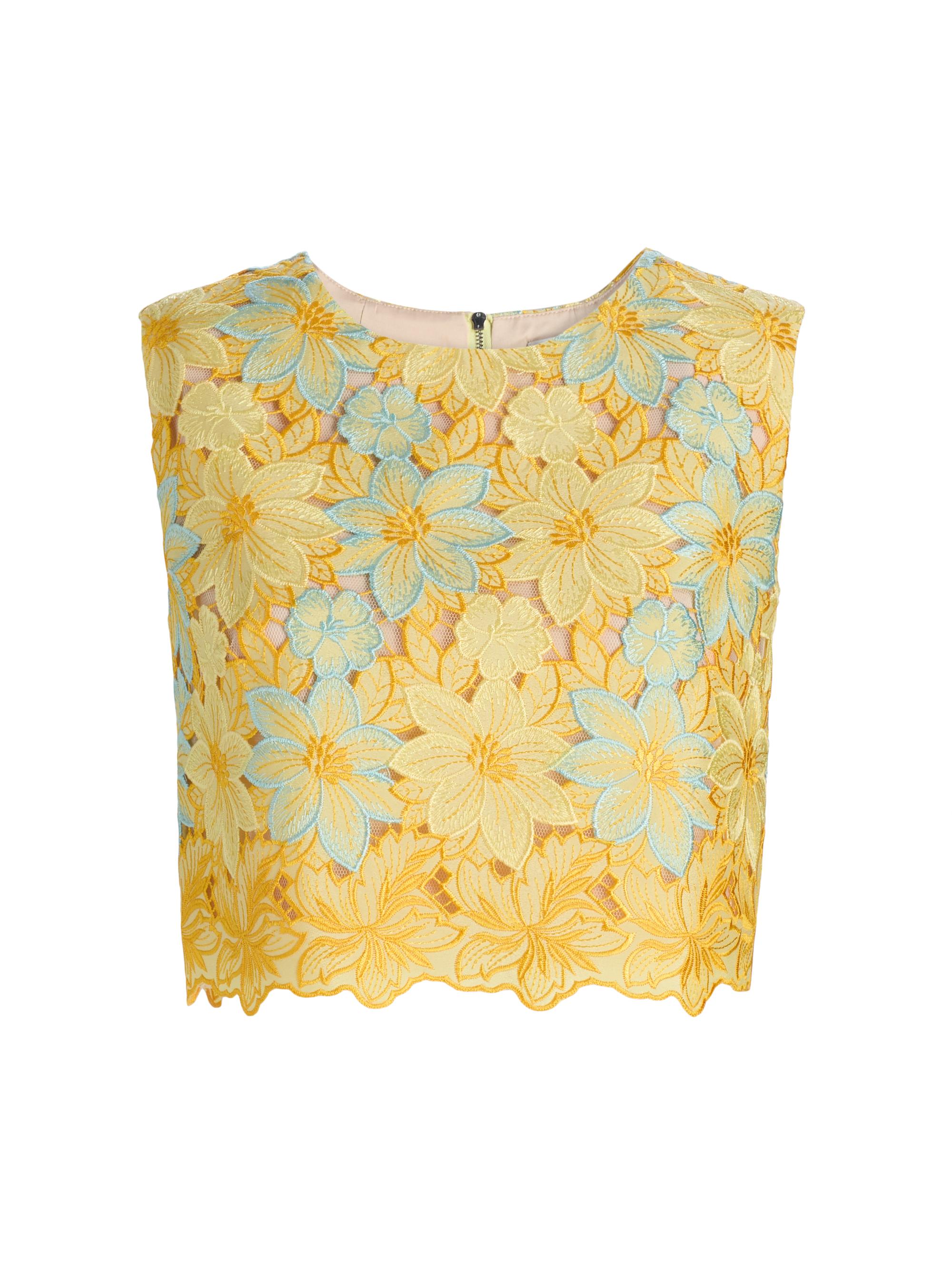 Milly Alina Lace Sleeveless Top | Saks Fifth Avenue