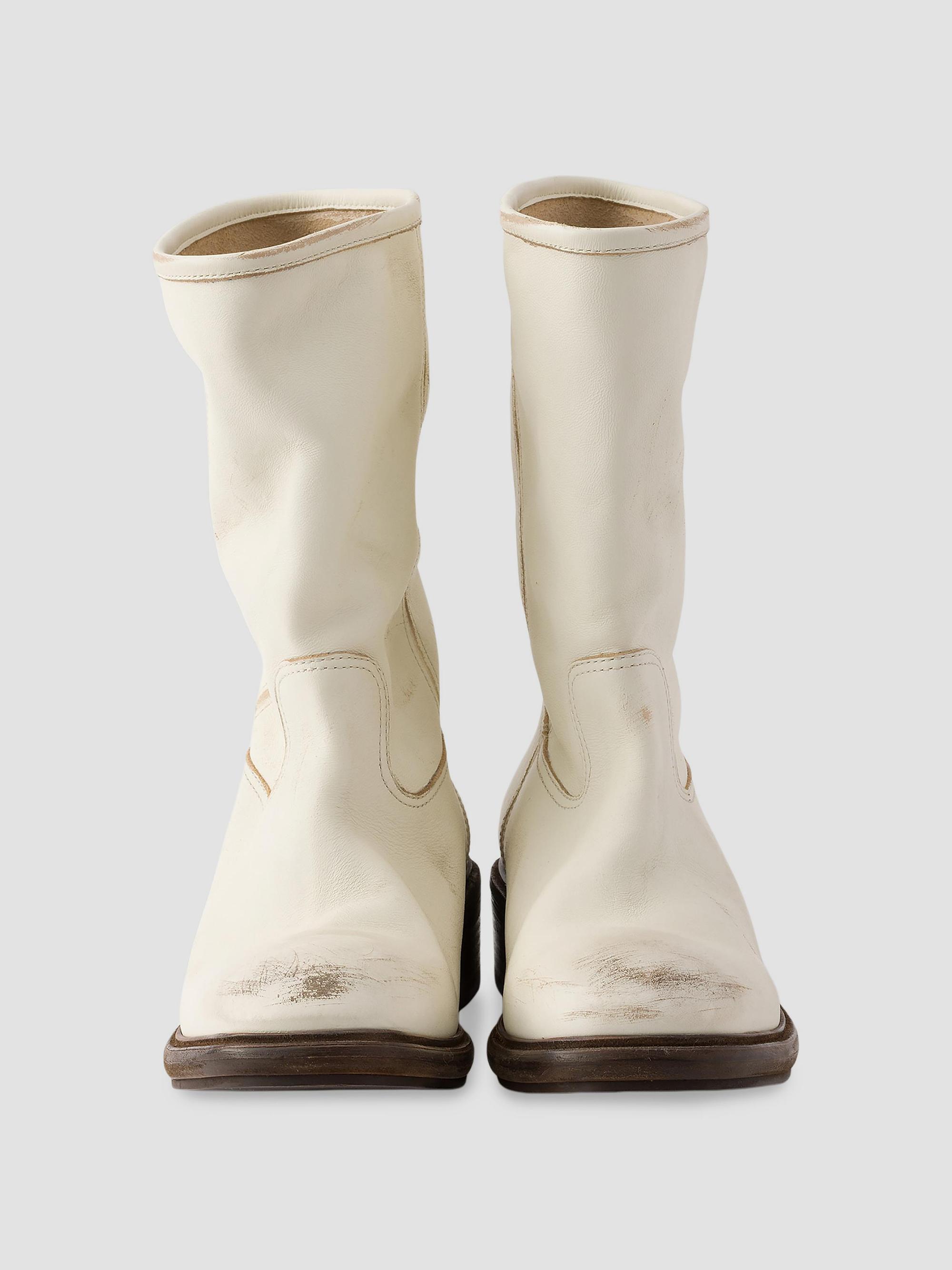 Prada Vintage-Effect Leather Boots | Saks Fifth Avenue