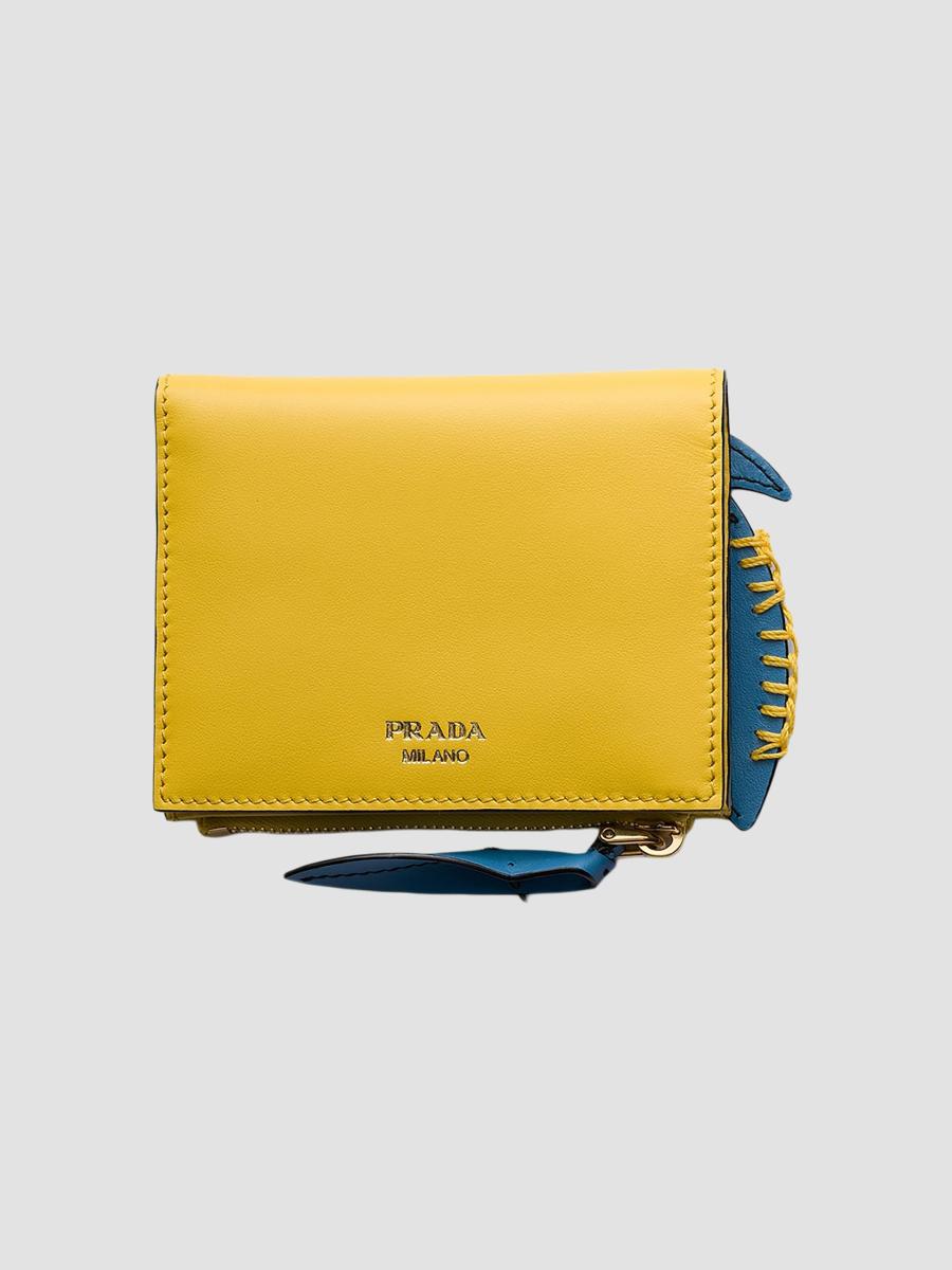 Prada Small Leather Wallet | Saks Fifth Avenue