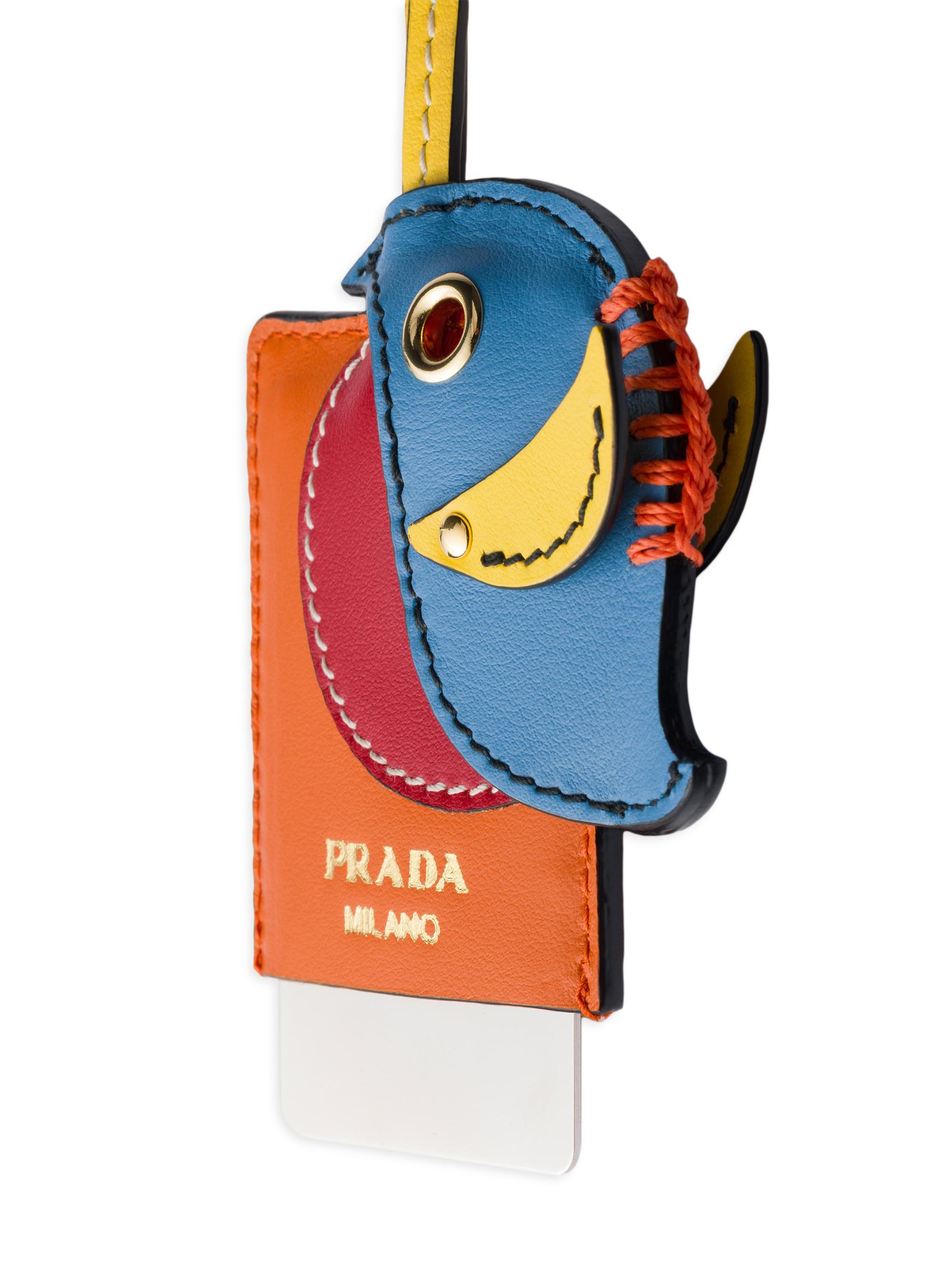 Prada Leather Mirror Case Pendant | Saks Fifth Avenue