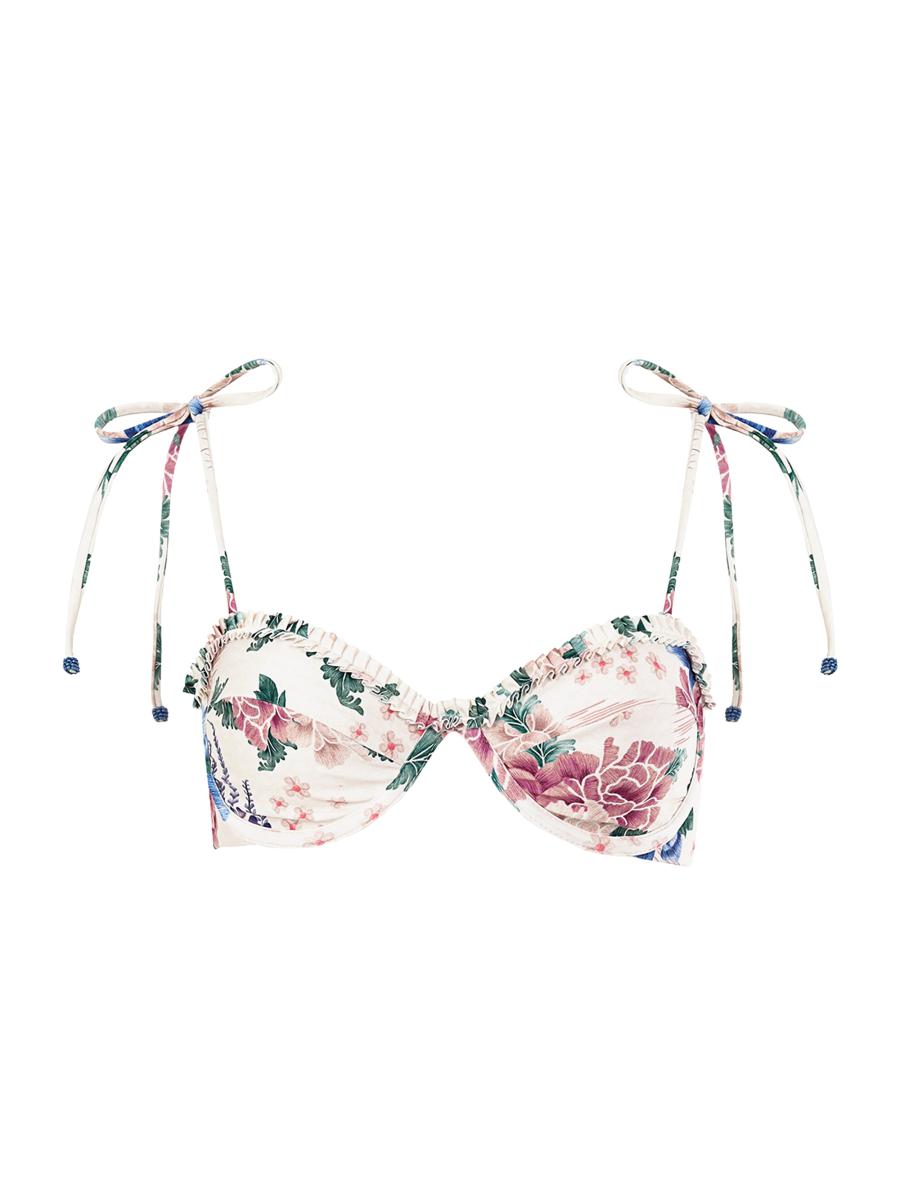 Agua Bendita Women's Radical Sunrise Madelyn Ivy Underwire Bikini Top In Neutral