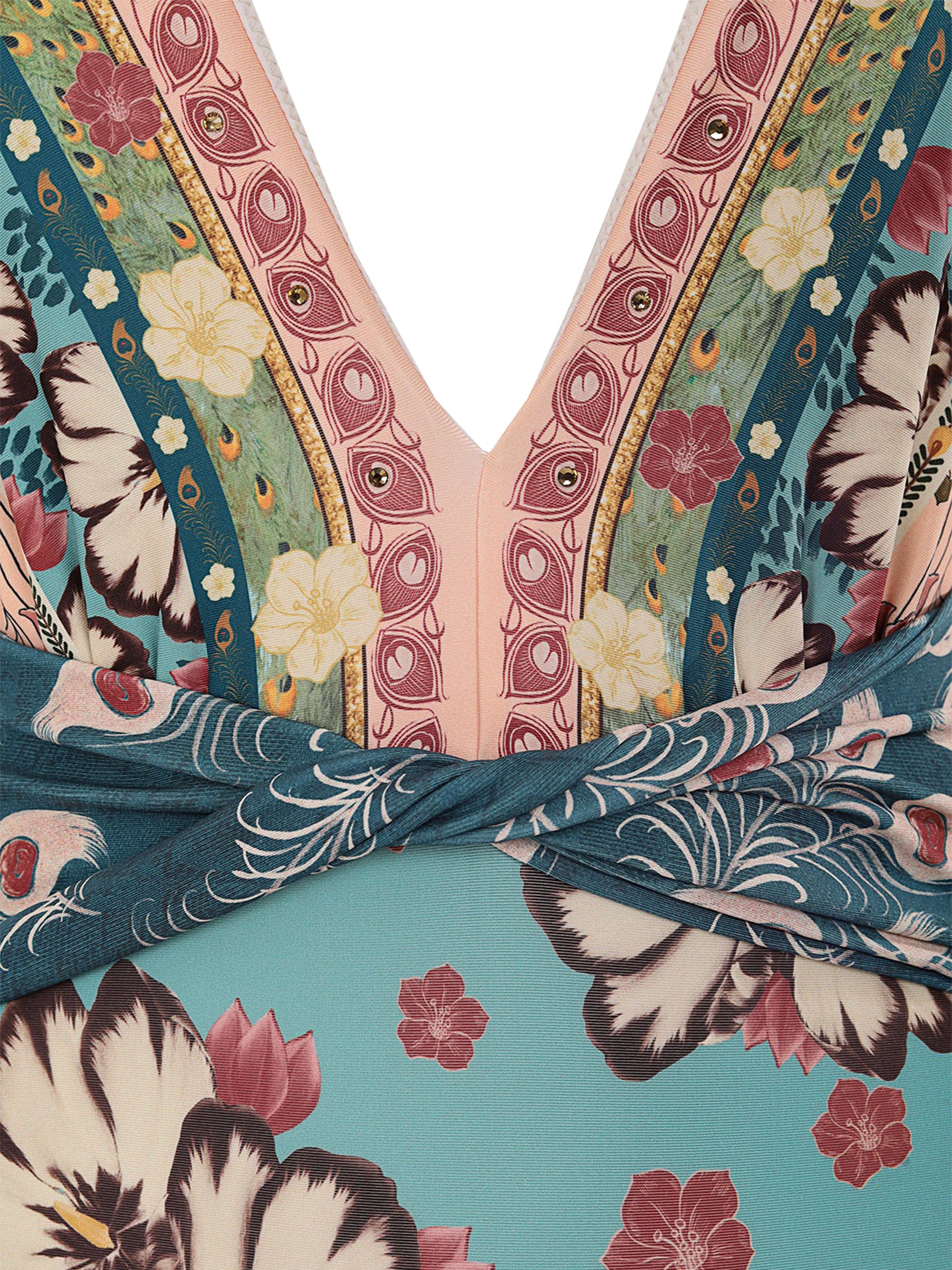 Agua Bendita Radical Sunrise Ellis Plume One-Piece Swimsuit | Saks