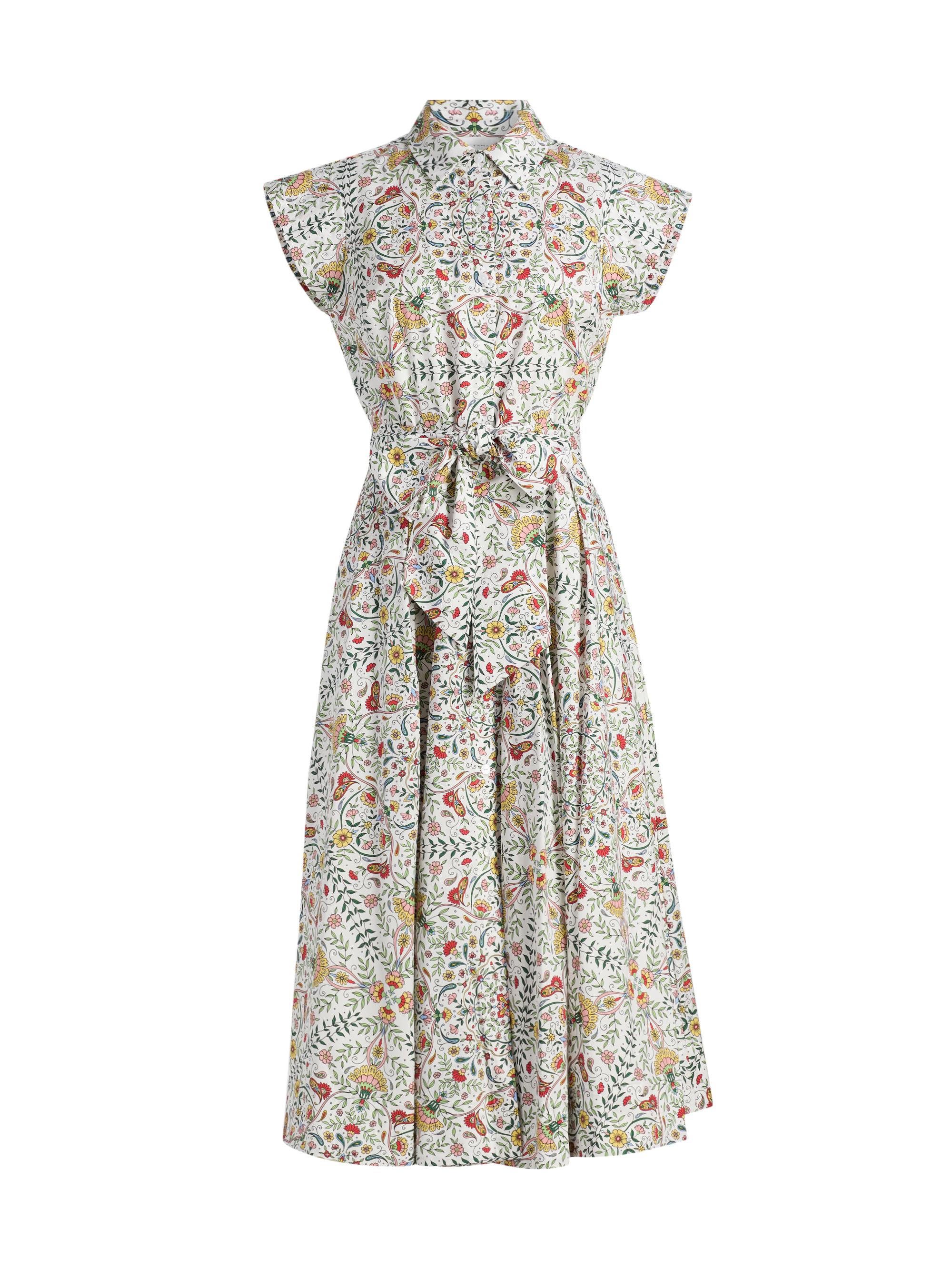 Elie Tahari Women's The Fran Folk Floral Shirtdress - Folk Floral