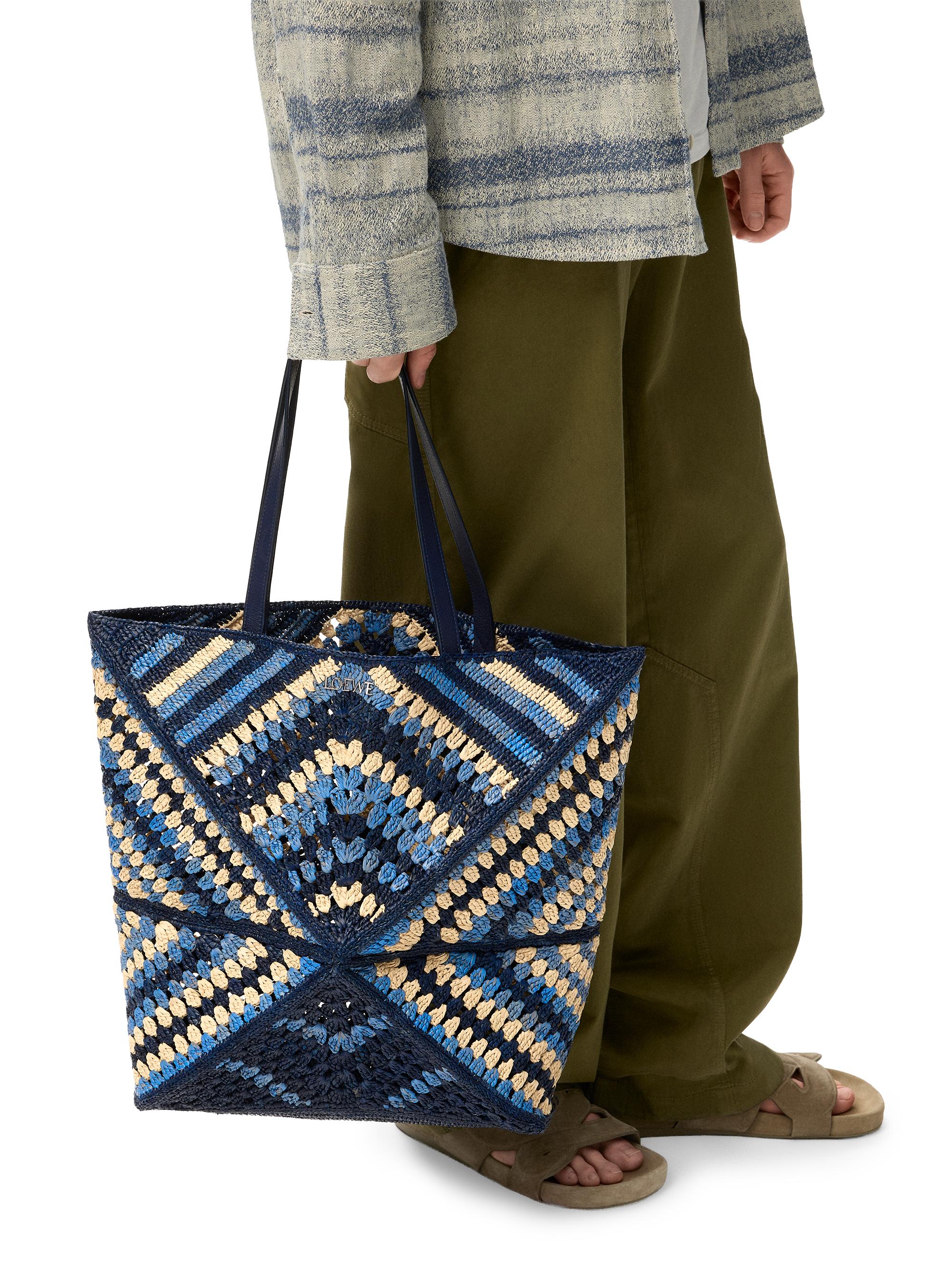 LOEWE LOEWE x Paula's Ibiza Puzzle Fold Extra-Large Crochet Tote