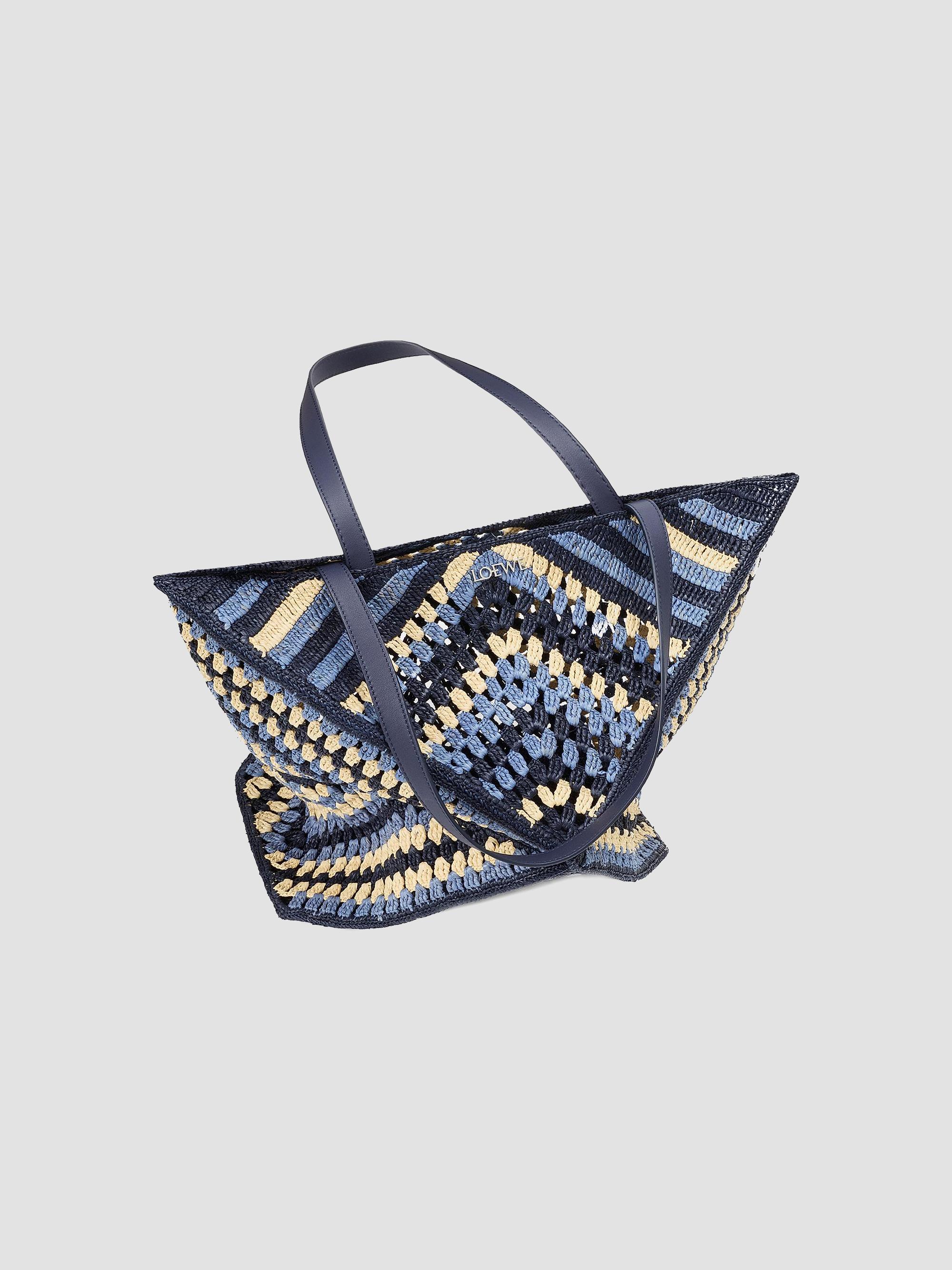 LOEWE LOEWE x Paula's Ibiza Puzzle Fold Extra-Large Crochet Tote