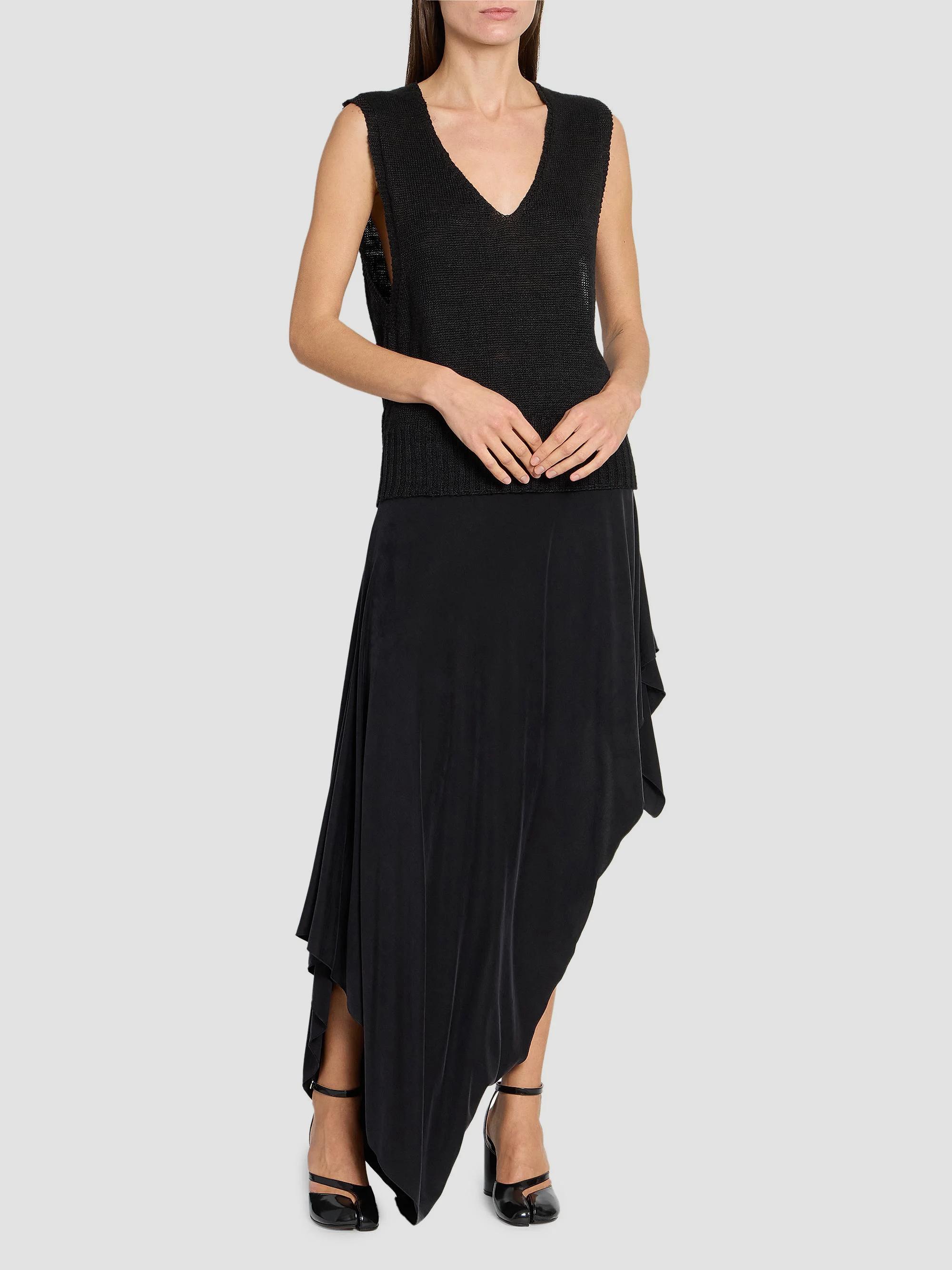 スカート Maison Margiela 1 Black Asymmetry Skirt Maison Margiela Asymmetric Midi-Skirt | Saks Fifth Avenue