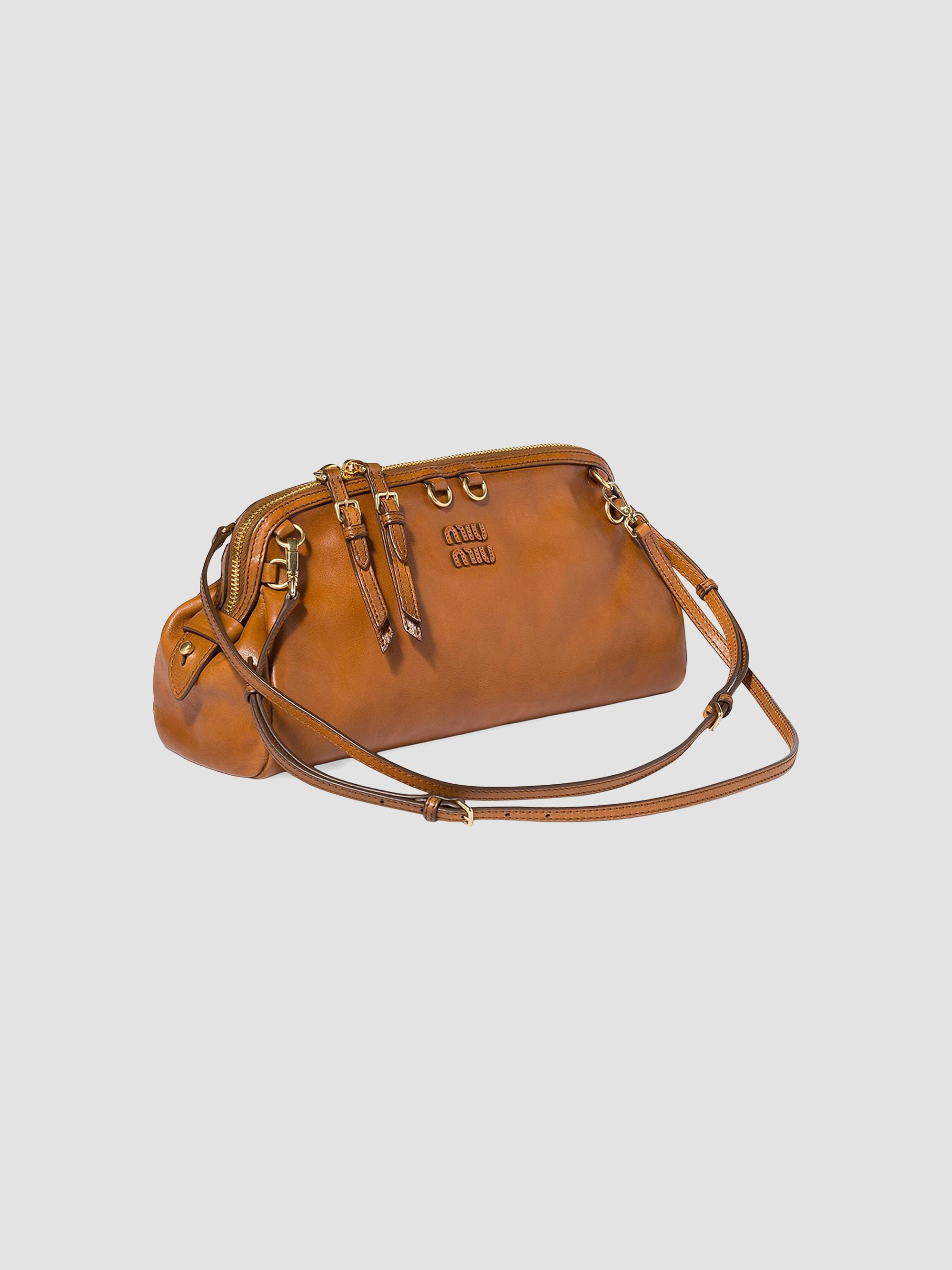Miu Miu Caprice Leather Shoulder Bag | Saks Fifth Avenue
