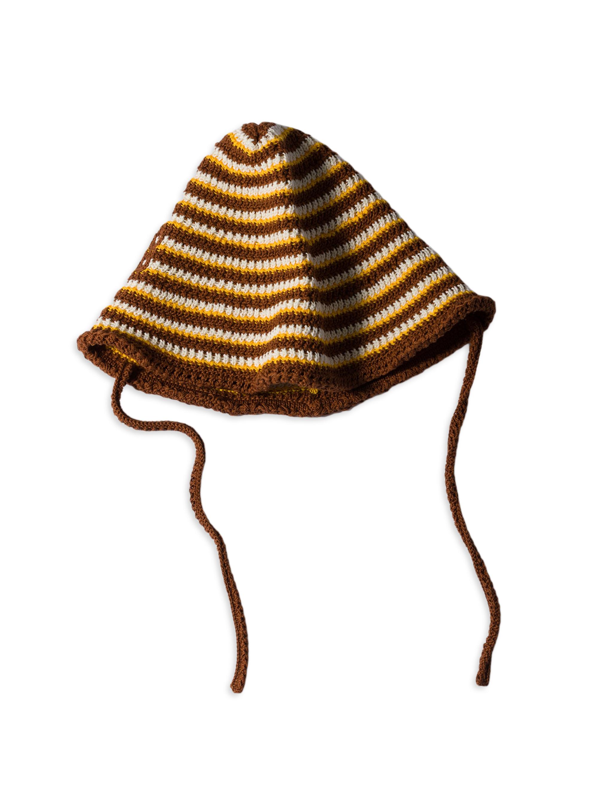 Miu Miu Women's Knitted Cotton Hat - Yellow Brown