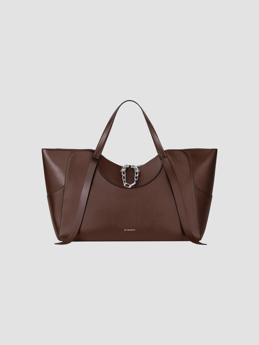 Givenchy The Snatch Large Tote Bag in Grained Leather | Saks Fifth