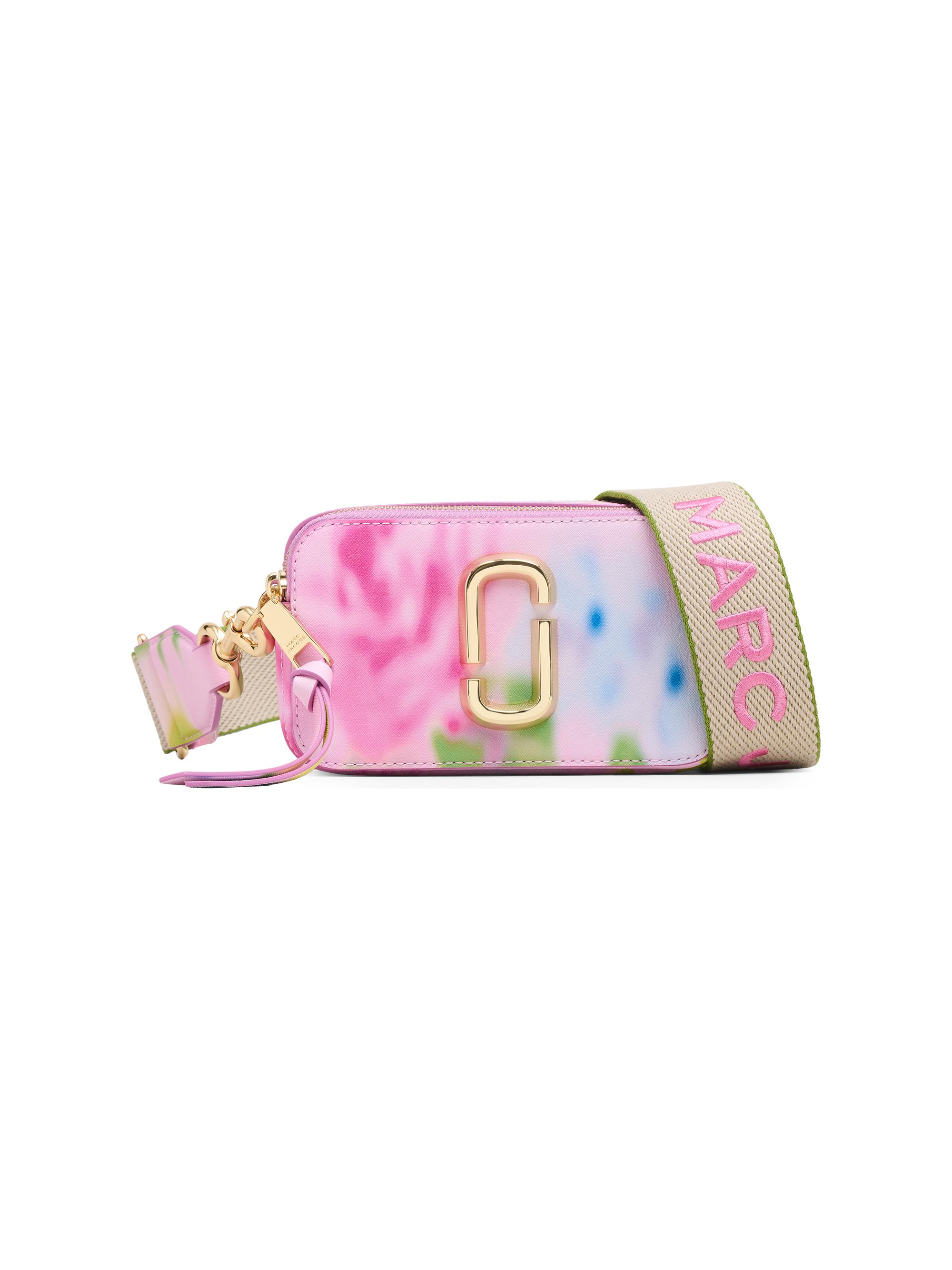 Marc Jacobs Women's The Blurred Floral Snapshot Leather Camera Bag - Ribbon Pink Multi