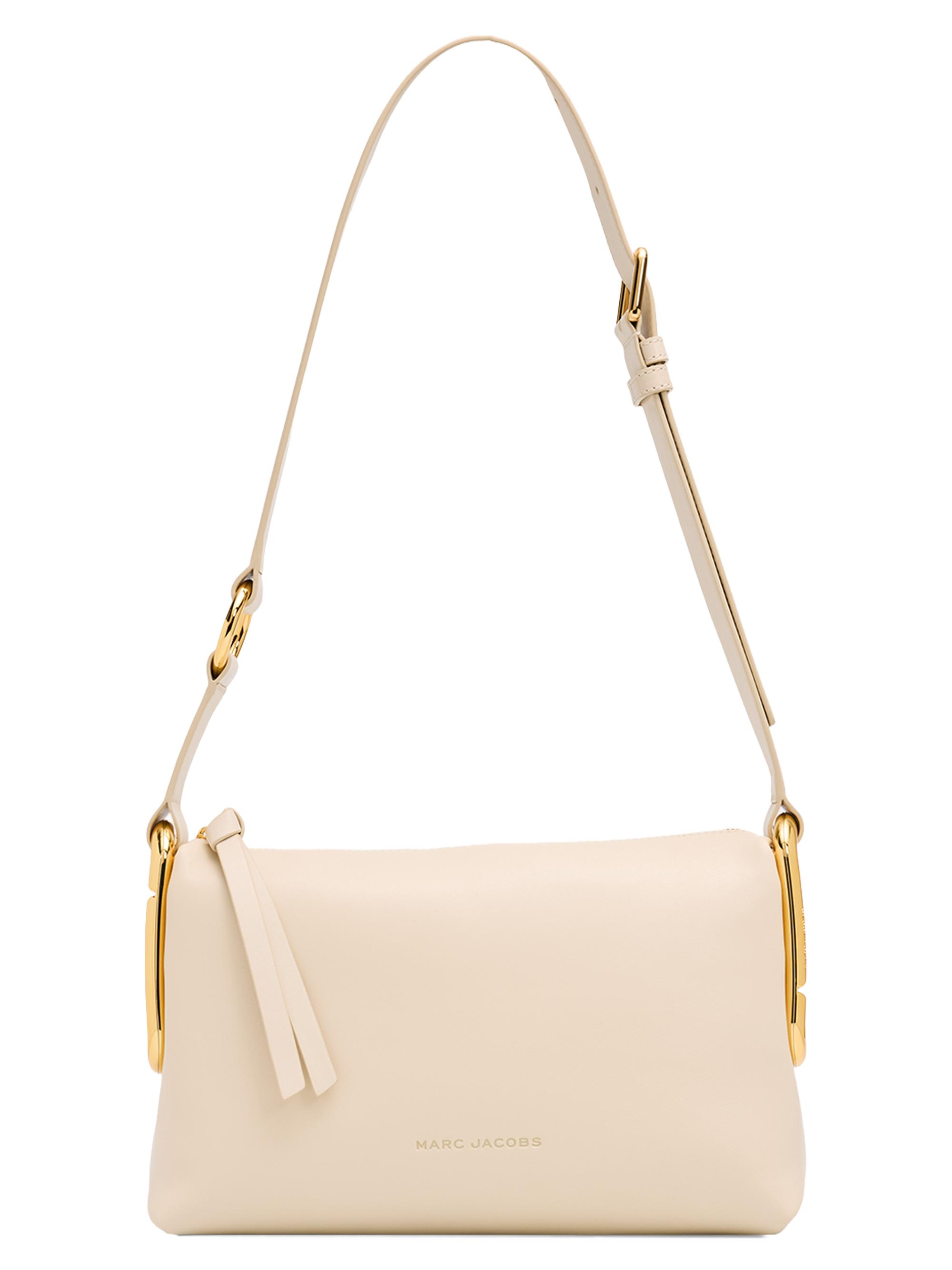 Marc Jacobs Women's Scene  Leather Shoulder Bag - Cloud White