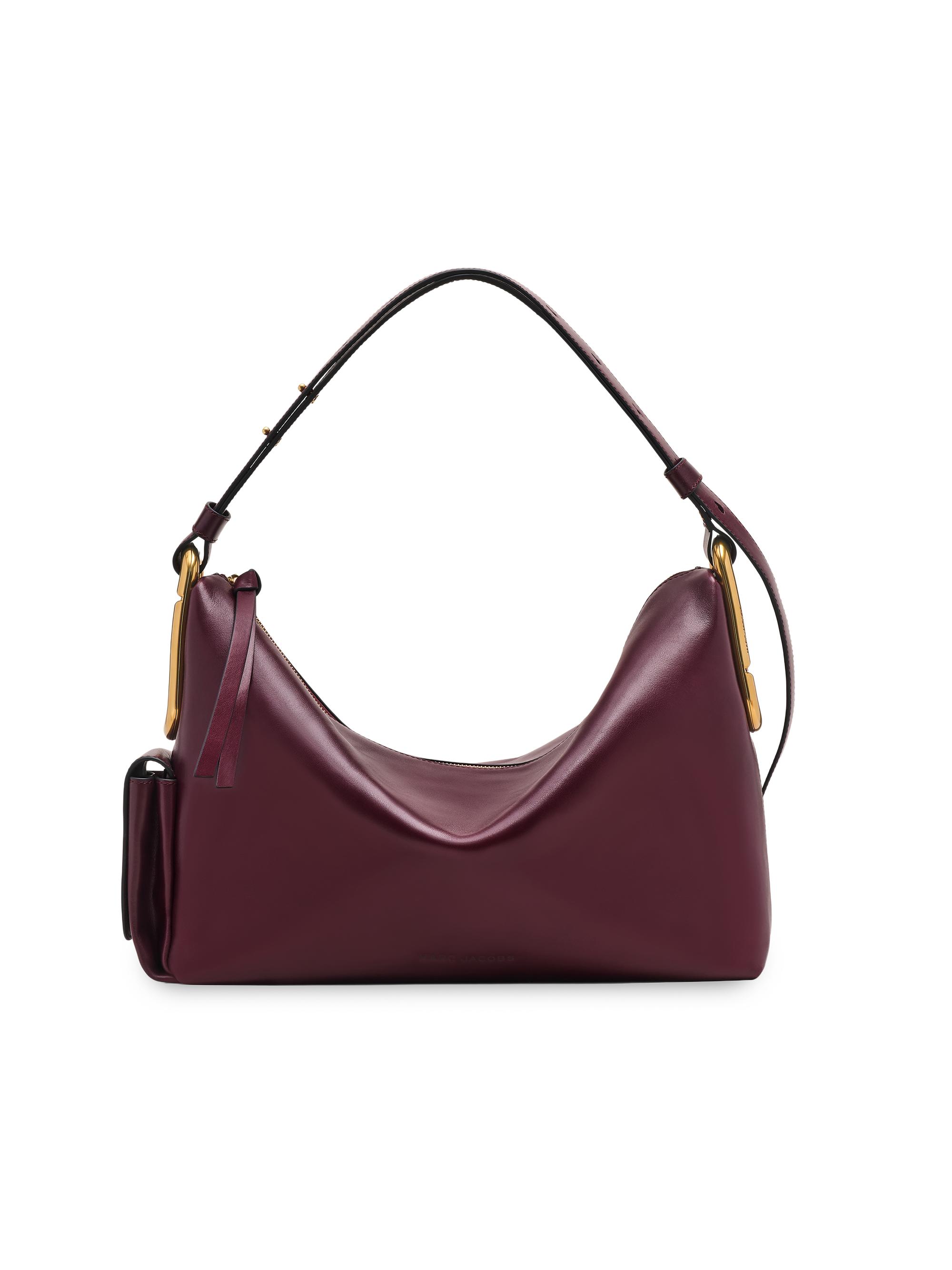 Marc Jacobs Women's Scene  Leather Shoulder Bag - Dark Port