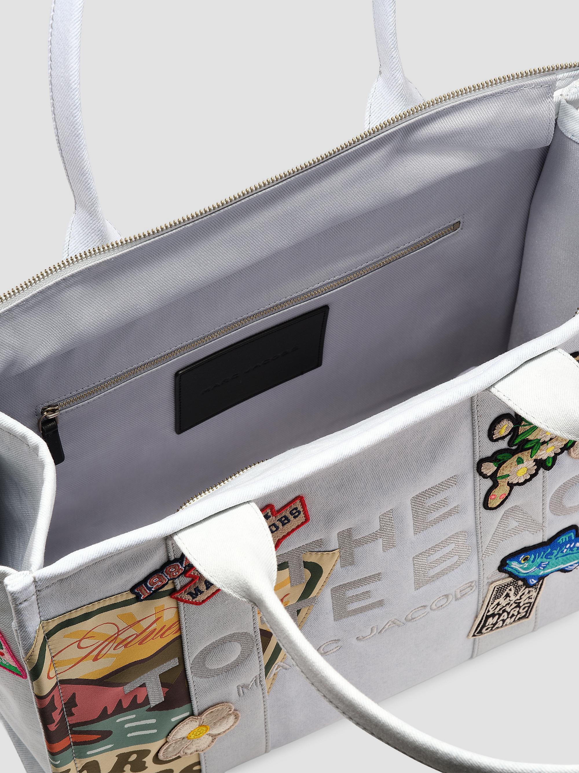 Marc Jacobs The Camp Patchwork Denim Large Tote Bag | Saks Fifth