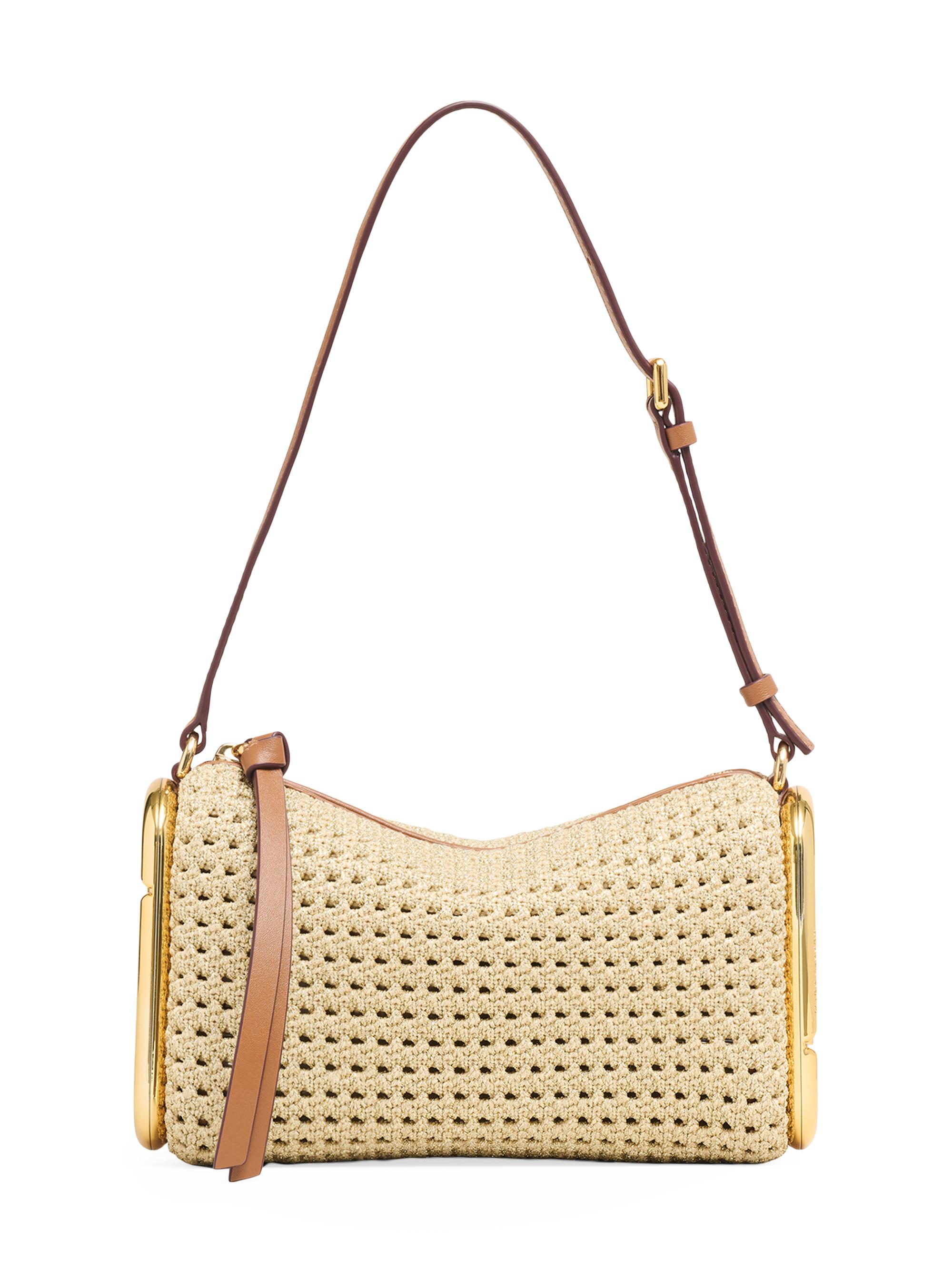 Marc Jacobs Women's Scene  Crocheted Shoulder Bag - Champagne