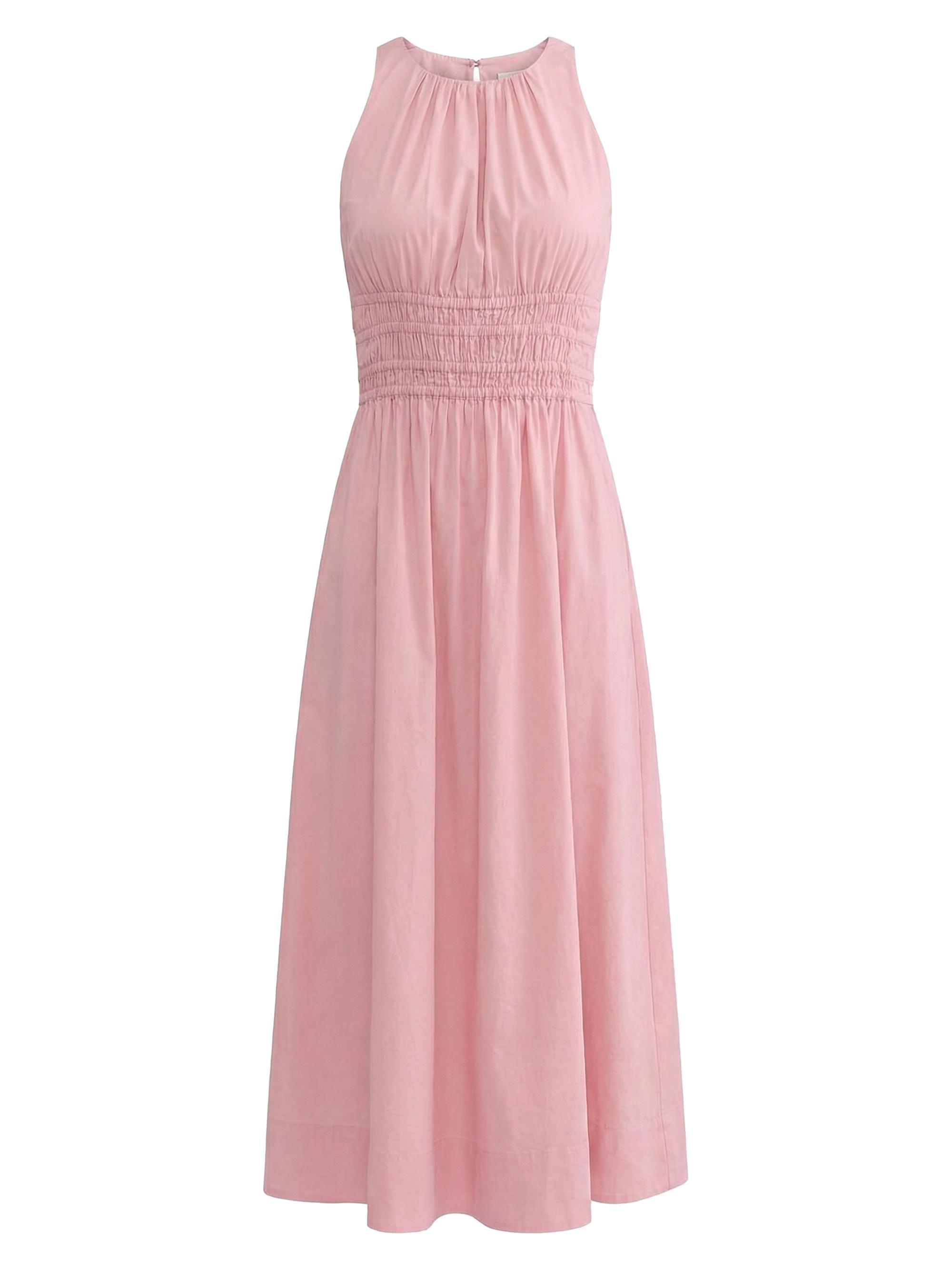 Rebecca Taylor Women's Emelia Cotton A-Line Midi-Dress - Vintage Rose