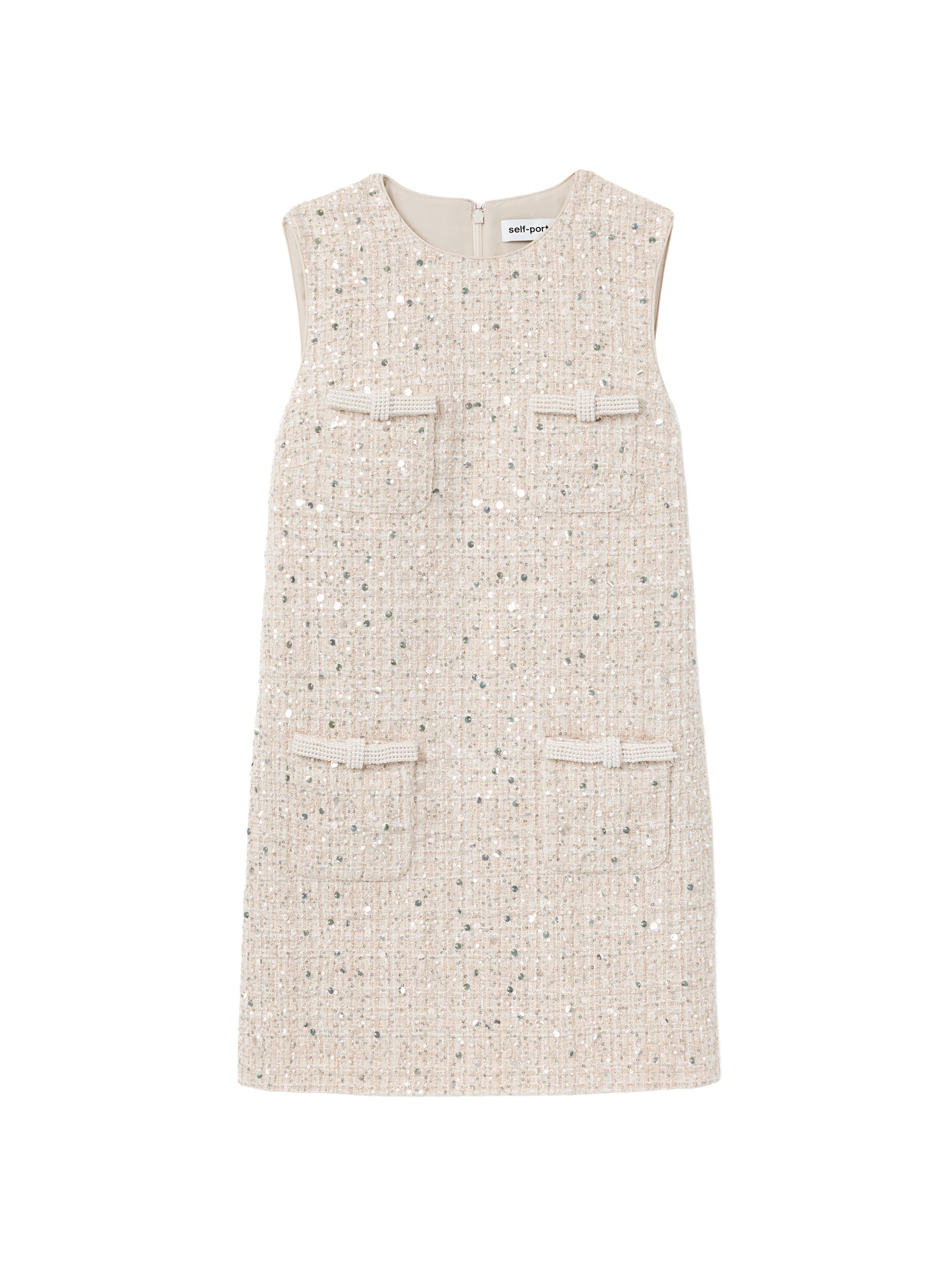 Self-Portrait Metallic Floral Ruffle Minidress | Saks Fifth Avenue