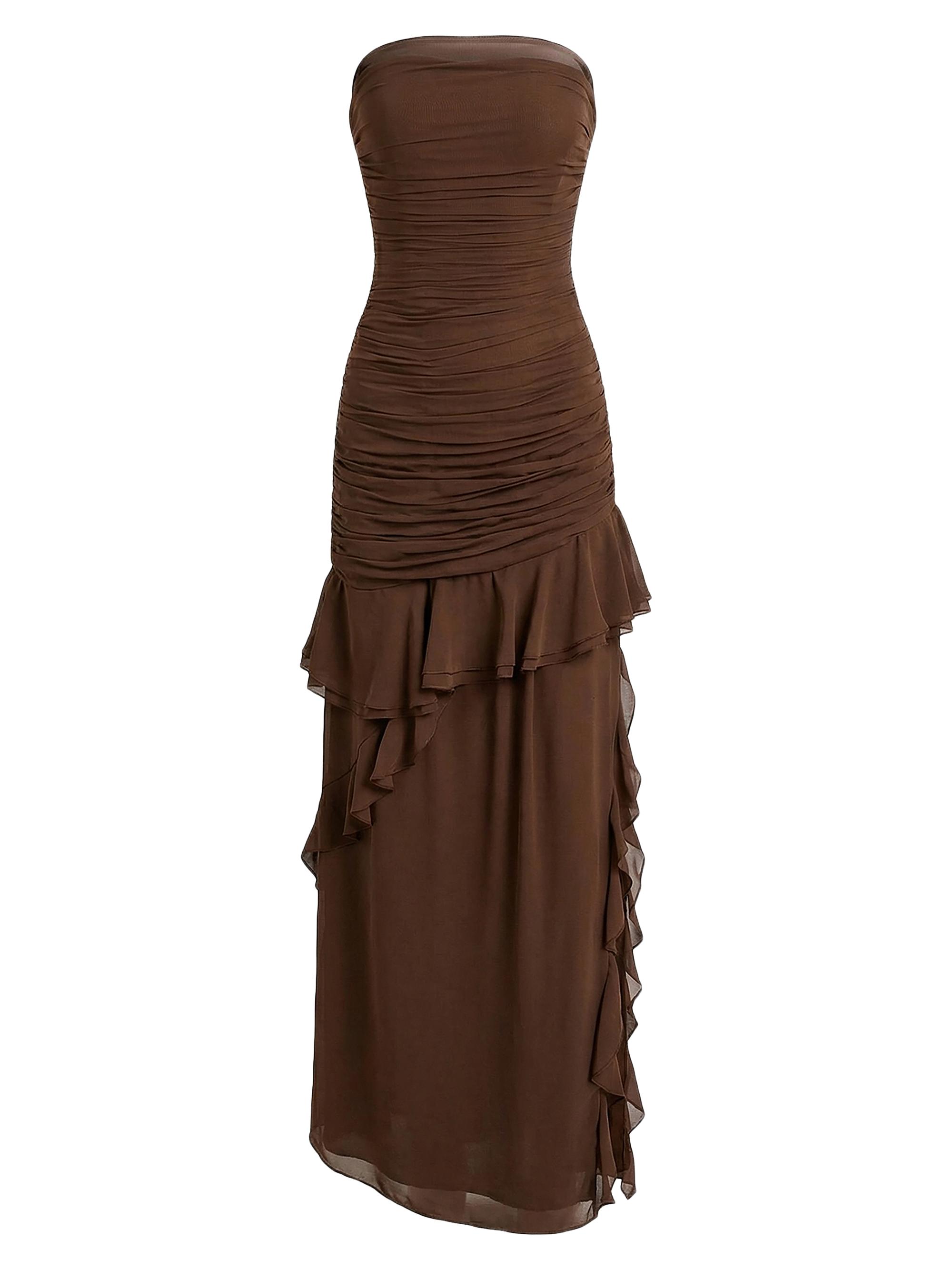 lace lined dress Origami Lined All Lace Dress Black / M main image 1