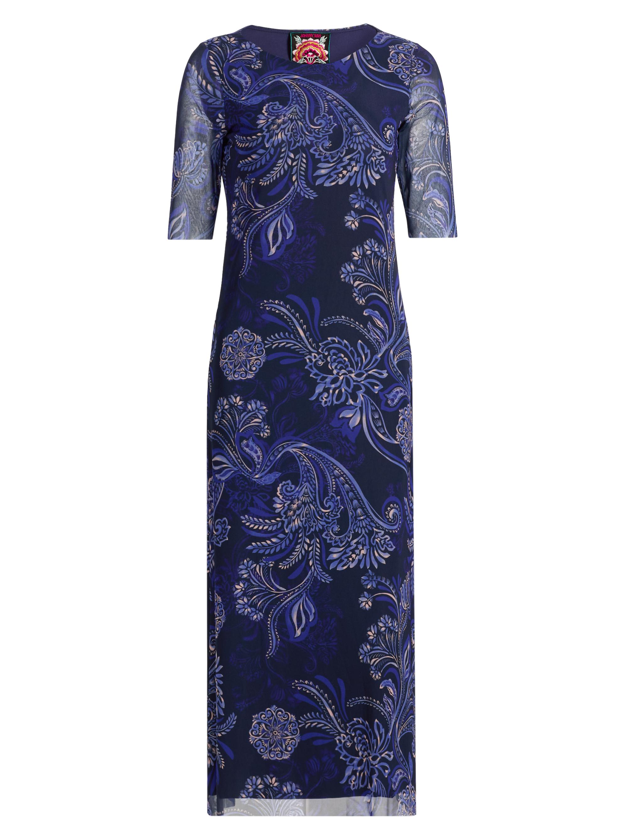 Johnny Was Women's Astrid Floral Mesh Midi-Dress - Miko