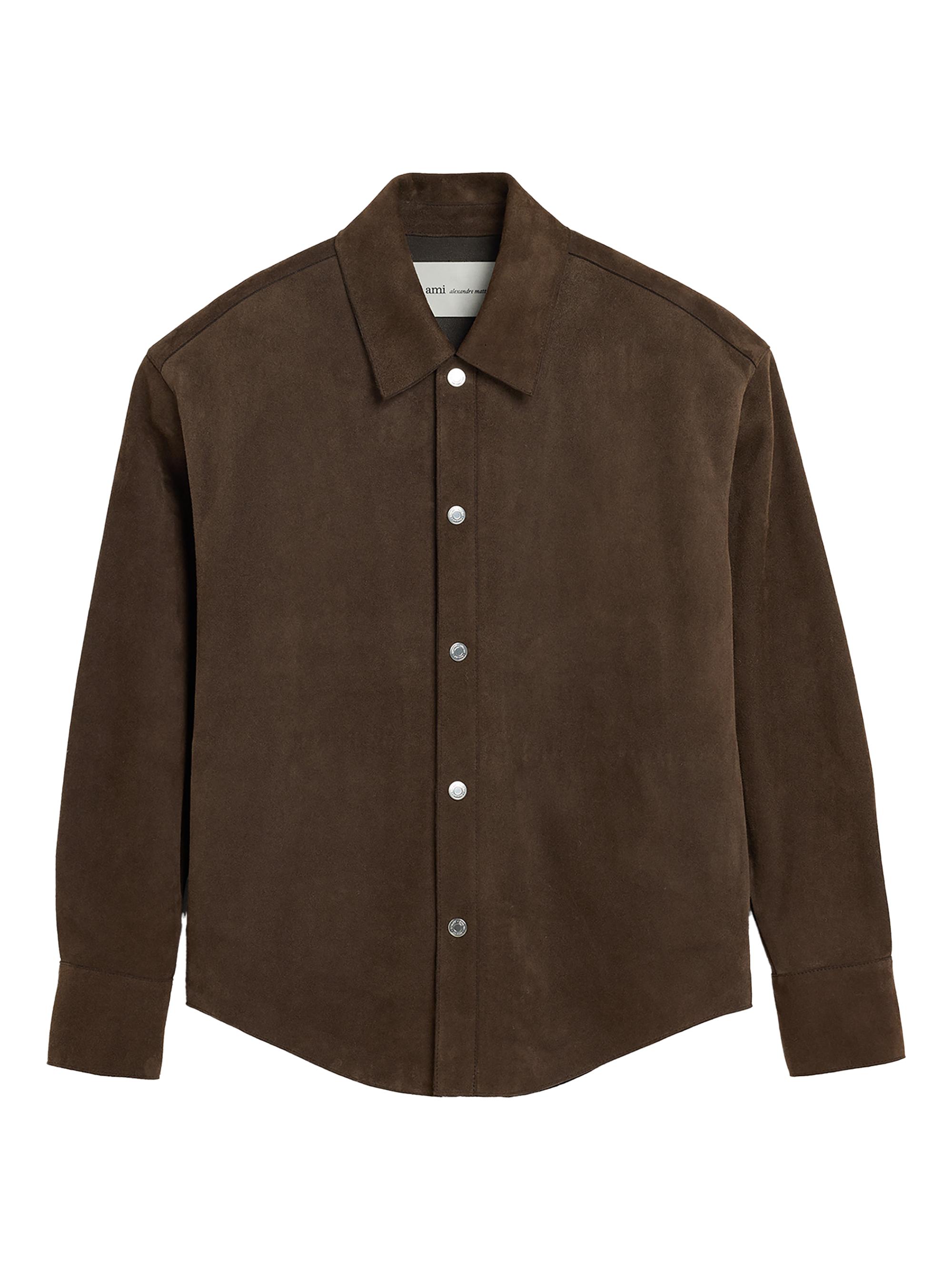 A*r様 ami paris アミパリ　ボクシー ボタンジャケット ブラウン　コ AMI Paris Boxy Button-Front Jacket | Saks Fifth Avenue