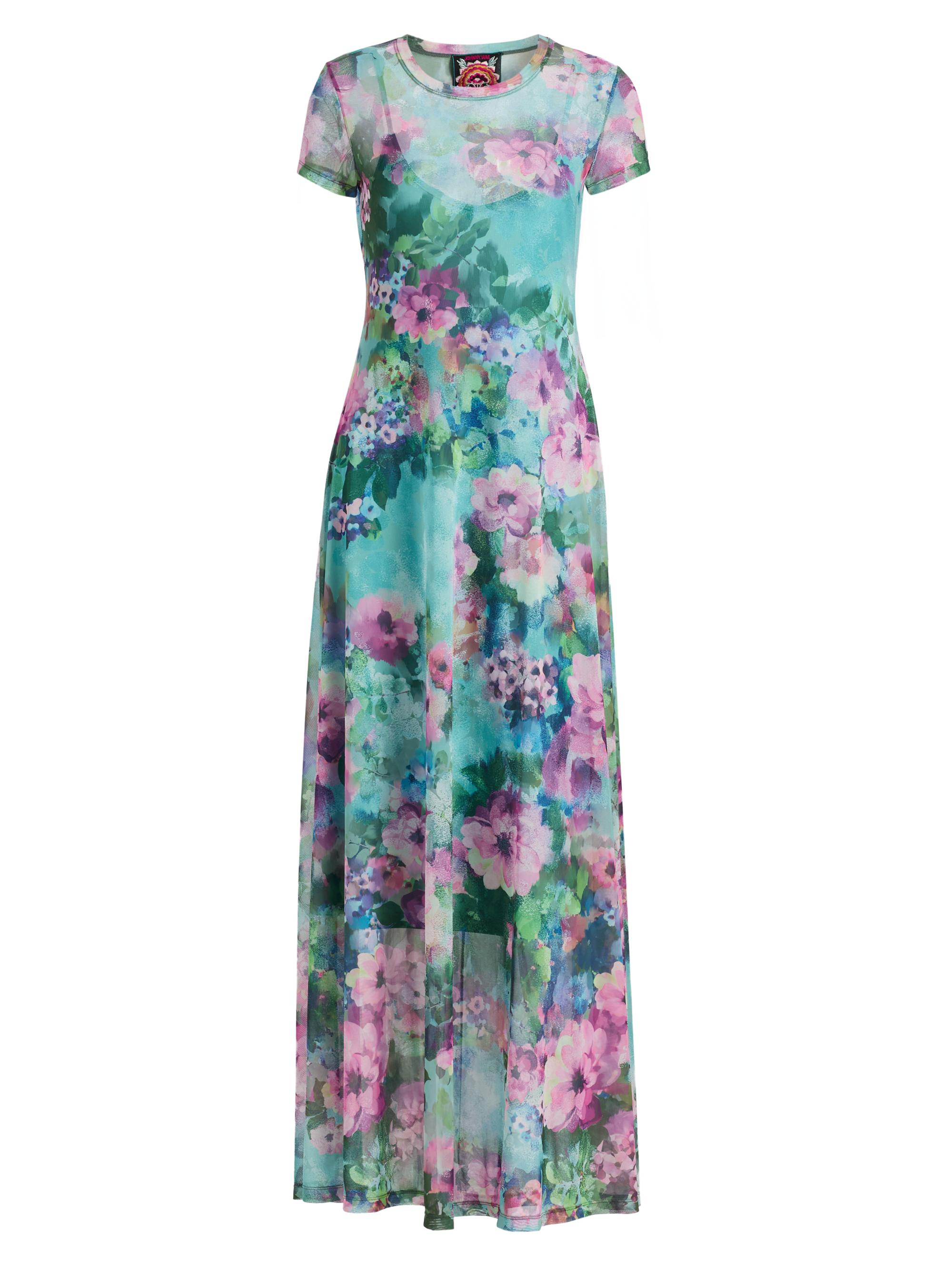 Johnny Was Women's Magnolia Meadow Mesh Maxi Dress - Magnolia Meadows