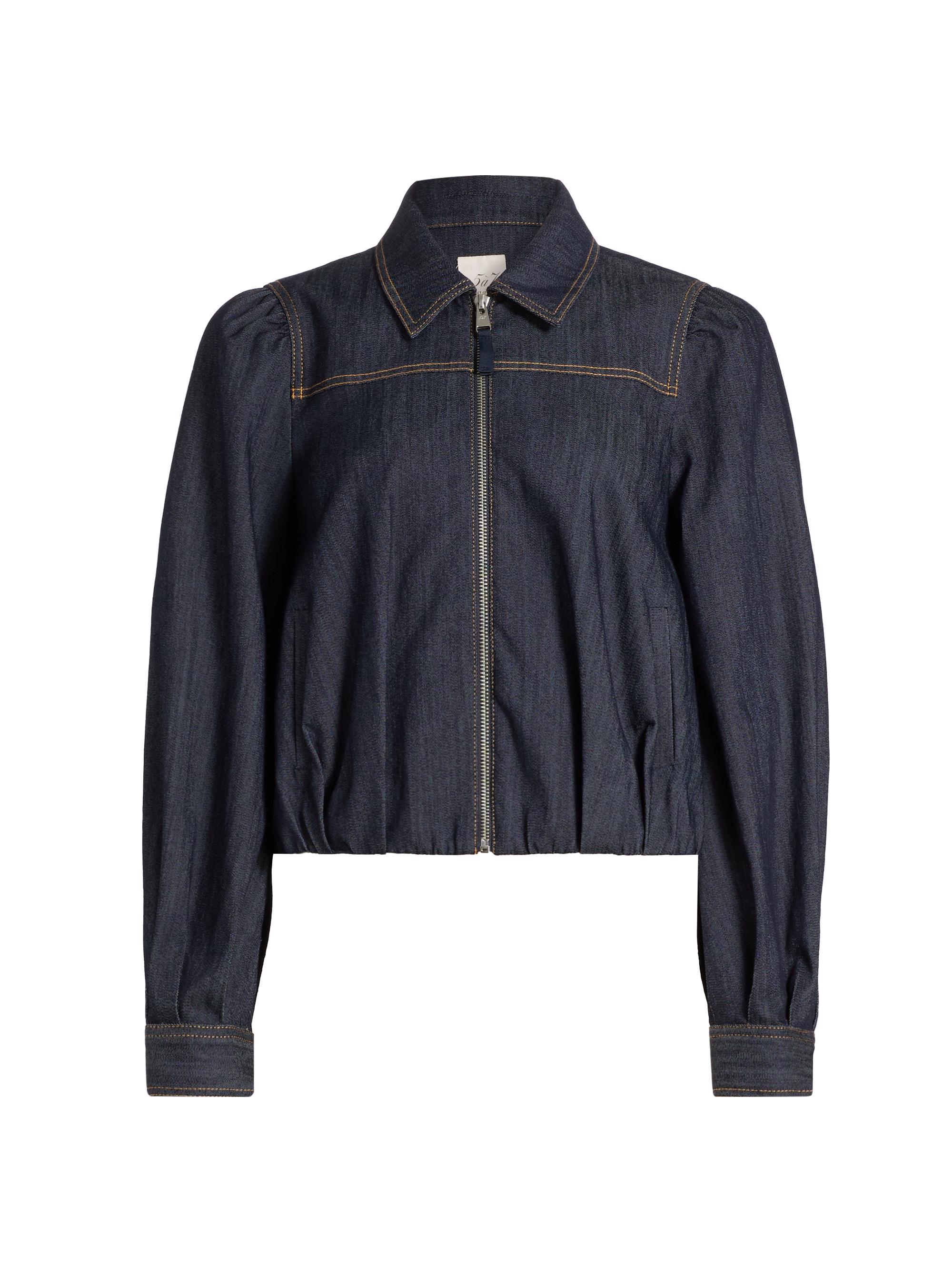 Cinq à Sept Lydie Boxy-Fit Denim Jacket | Saks Fifth Avenue