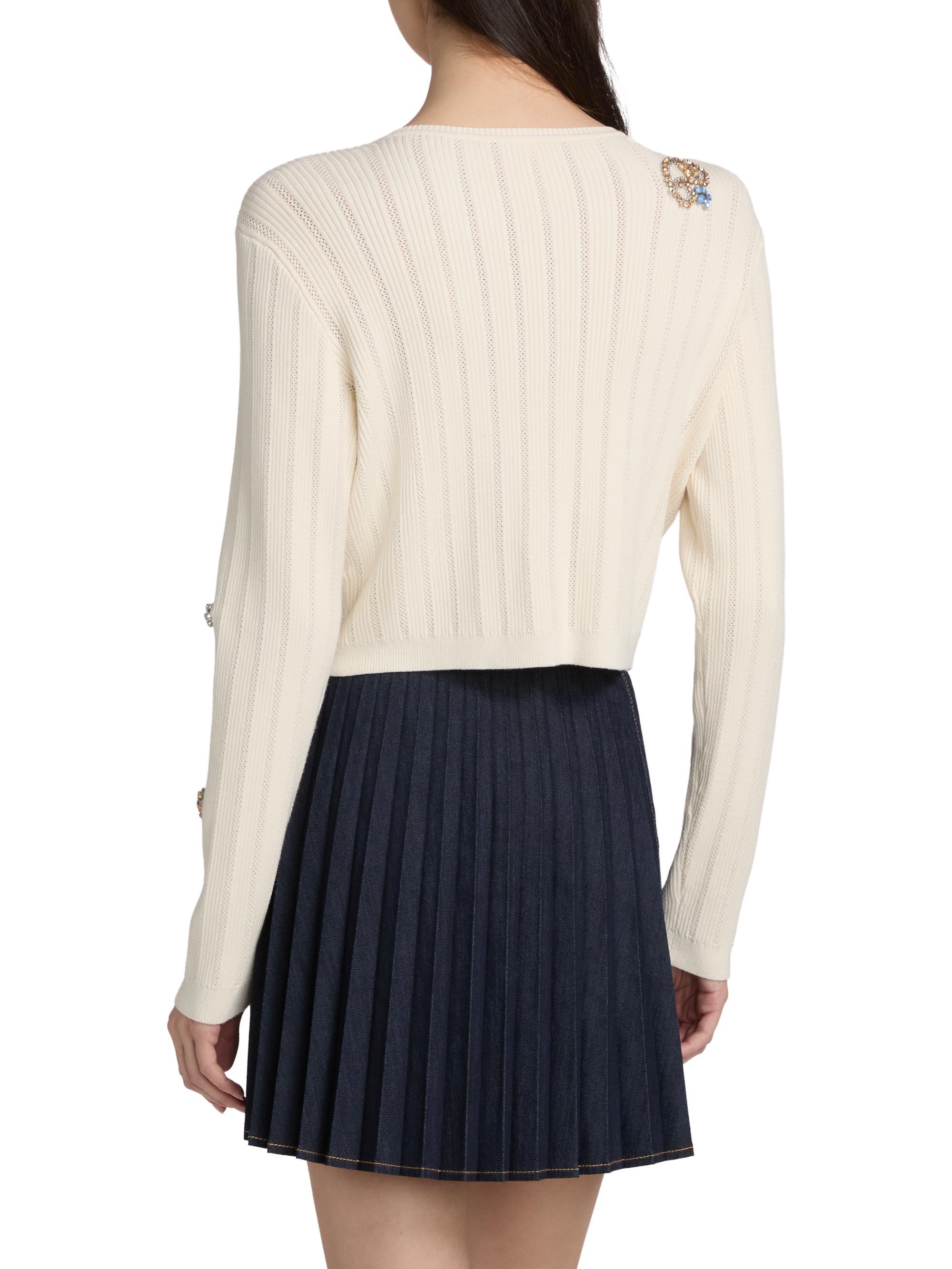 Cinq à Sept Women's Allison Embellished Cardigan -  Multi | Thumbnail 5