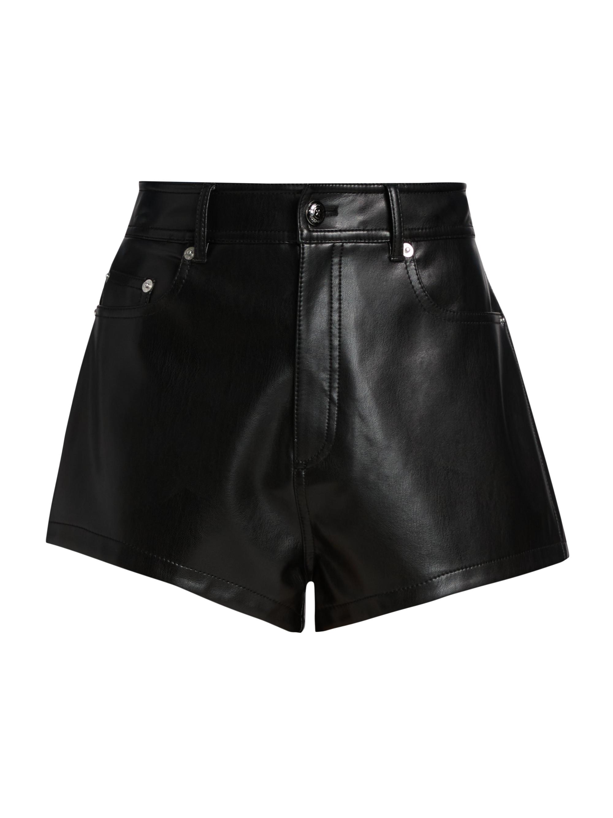 L'AGENCE Dionne Faux-Leather Shorts | Saks Fifth Avenue
