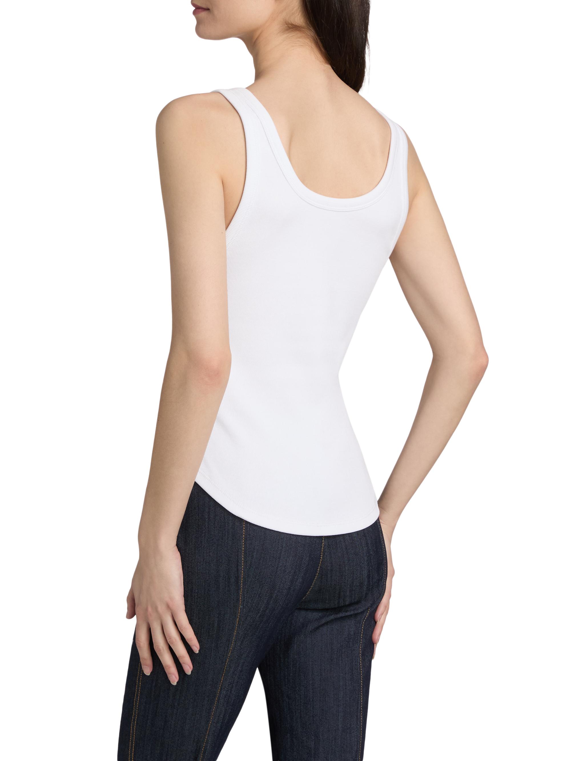 Cinq à Sept Women's Ripley Embellished Tank - White | Thumbnail 5