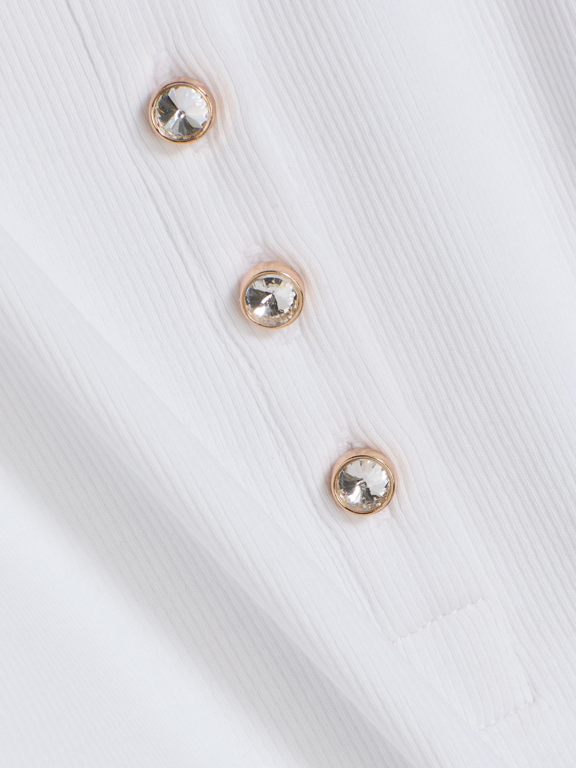 Cinq à Sept Women's Ripley Embellished Tank - White | Thumbnail 7