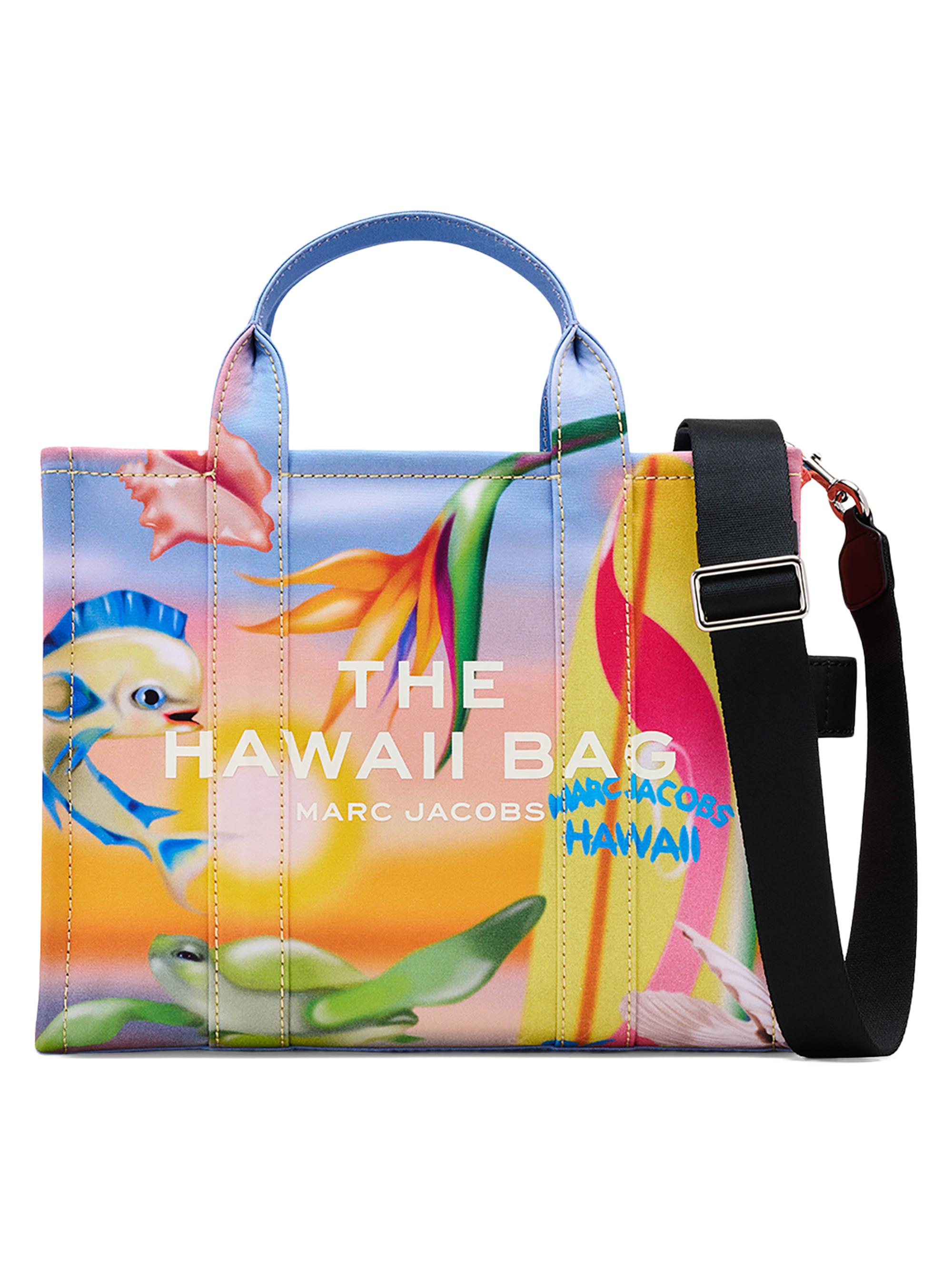 Marc Jacobs Women's The City  Hawaii Cotton-Blend Tote Bag - Hawaii | Thumbnail 9
