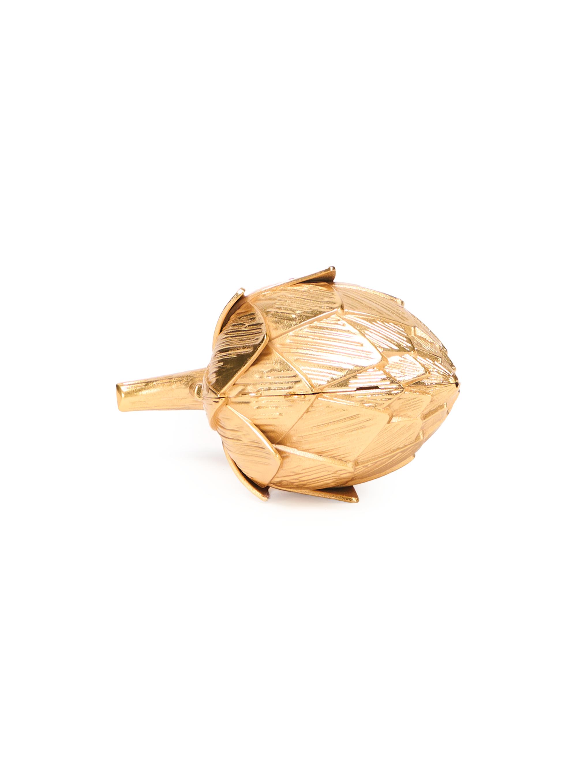 SIMKHAI Women's Isabella Artichoke Clutch - Gold | Thumbnail 2