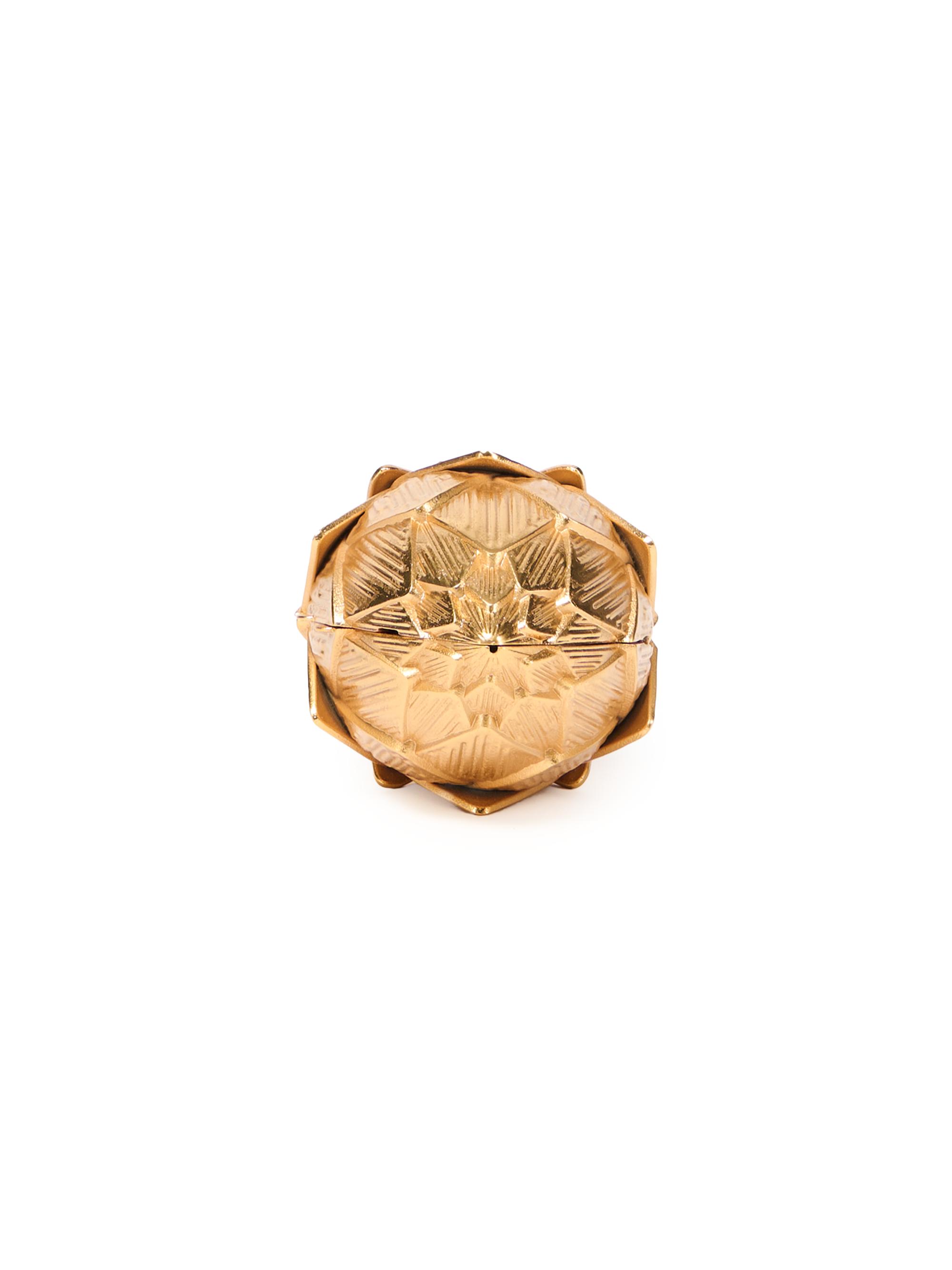 SIMKHAI Women's Isabella Artichoke Clutch - Gold | Thumbnail 3